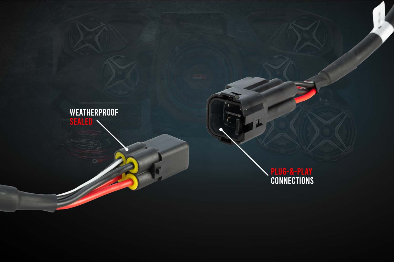 Photo of SSV Works - 2014-2023 Polaris RZR Front Kick 6.5" Speaker Pods by SSV Works - Premium for UTVs / Side by Sides