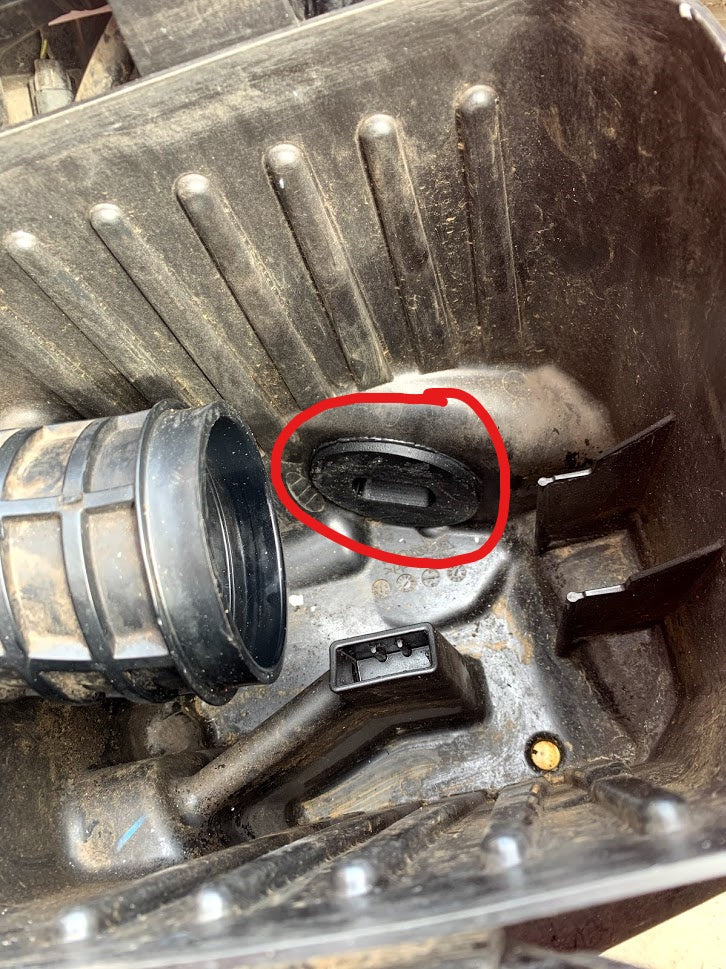 Photo of Honda Second AirBox (Resonator) Delete Plug by Knight ATV - Premium Apparel & Accessories for UTVs / Side by Sides