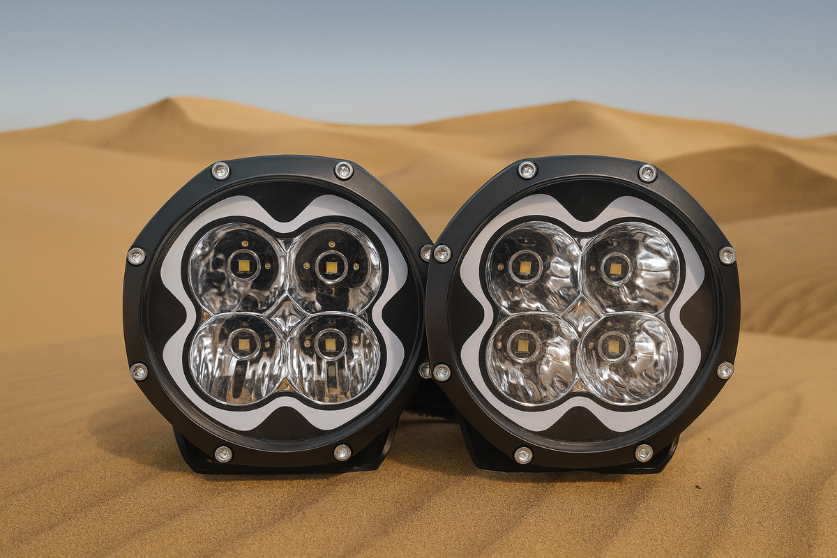 Photo of Marshin Whips 6" Pod Lights by Marshin Whips - Premium Pod Lights for UTVs / Side by Sides