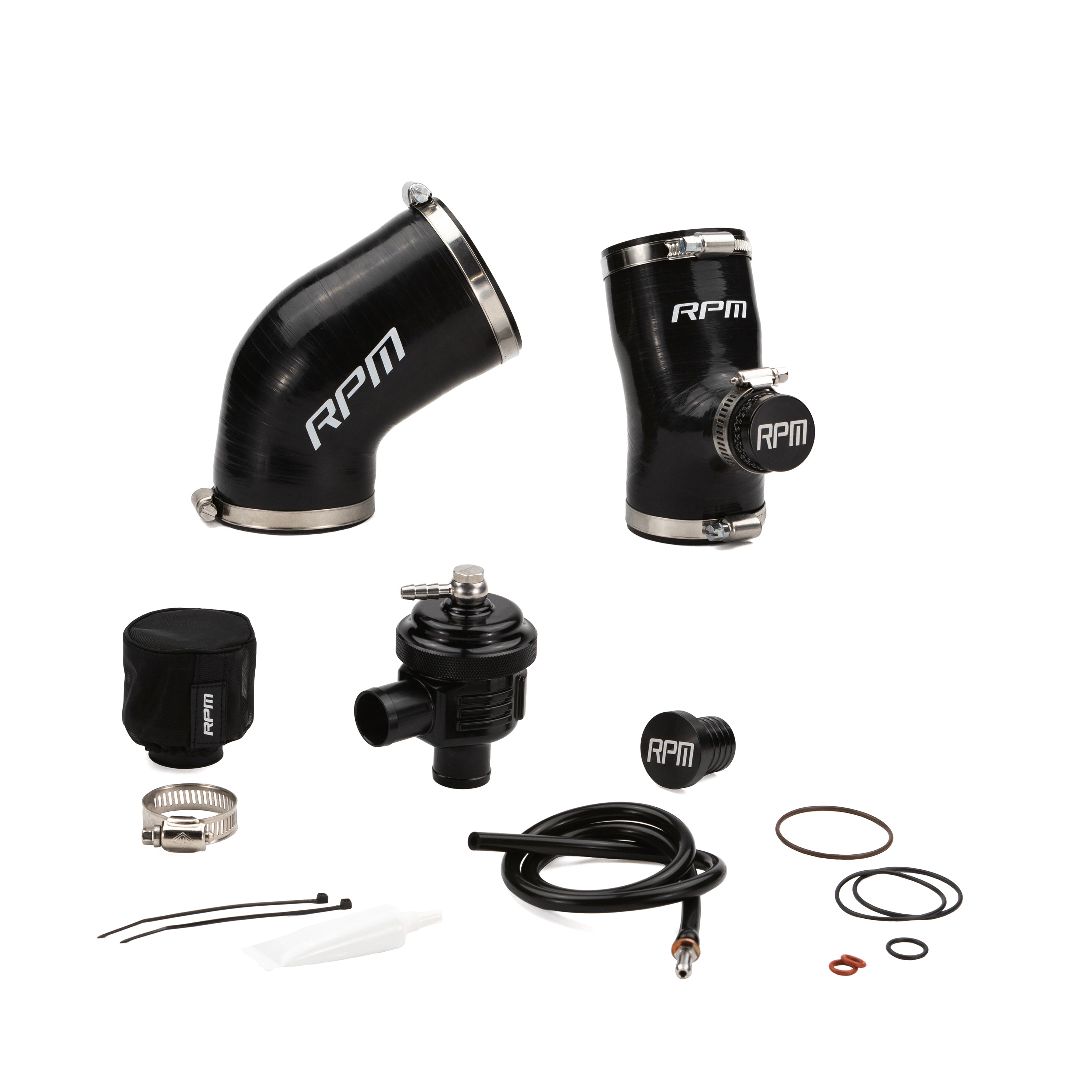 Photo of RPM SXS RPM RMK 850 Patriot Boost Silicone Intake & Charge Tube Kit With BOV Option by RPM SXS - Premium for UTVs / Side by Sides