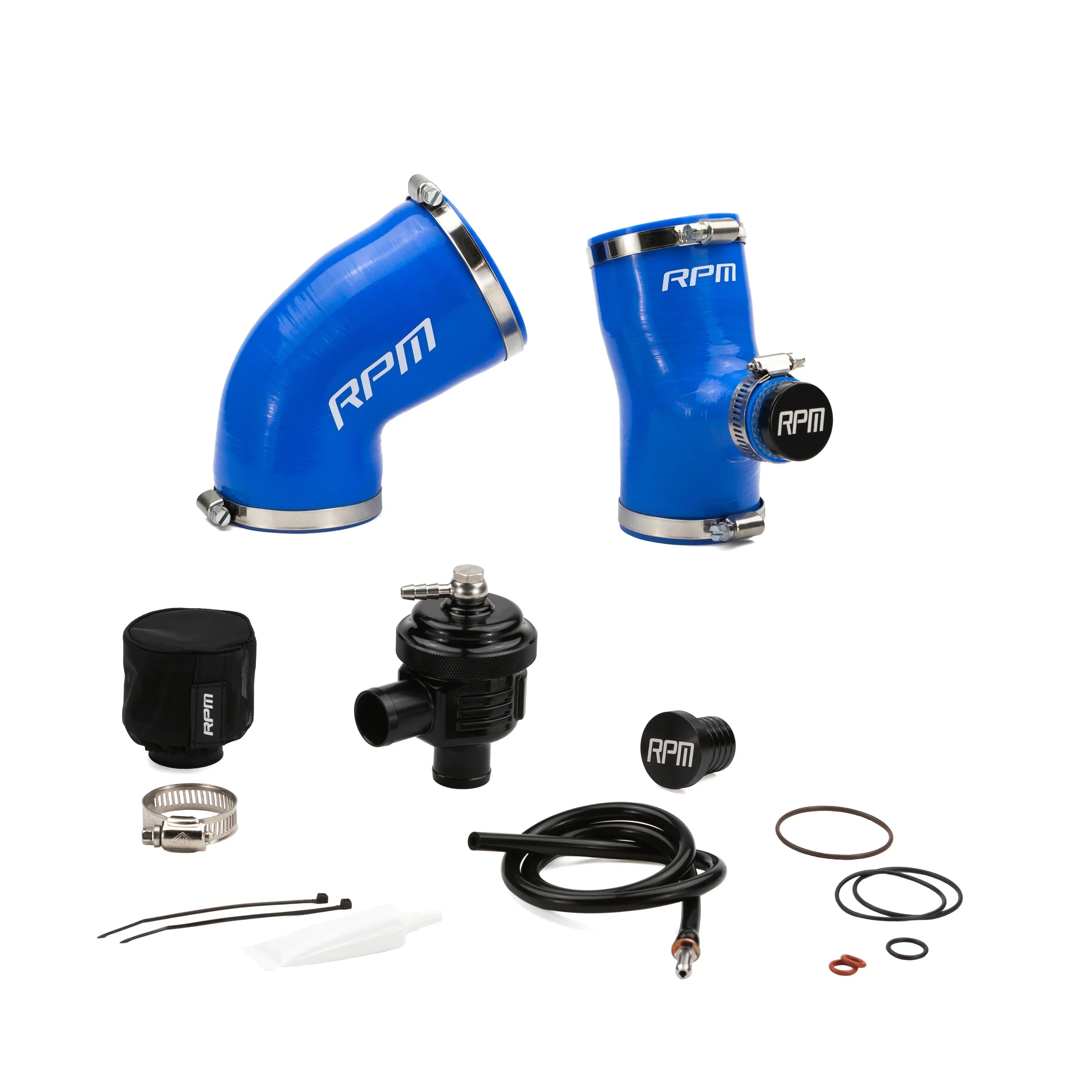 Photo of RPM SXS - RPM RMK 850 Patriot Boost Silicone Intake & Charge Tube Kit With BOV Option by RPM SXS - Premium for UTVs / Side by Sides