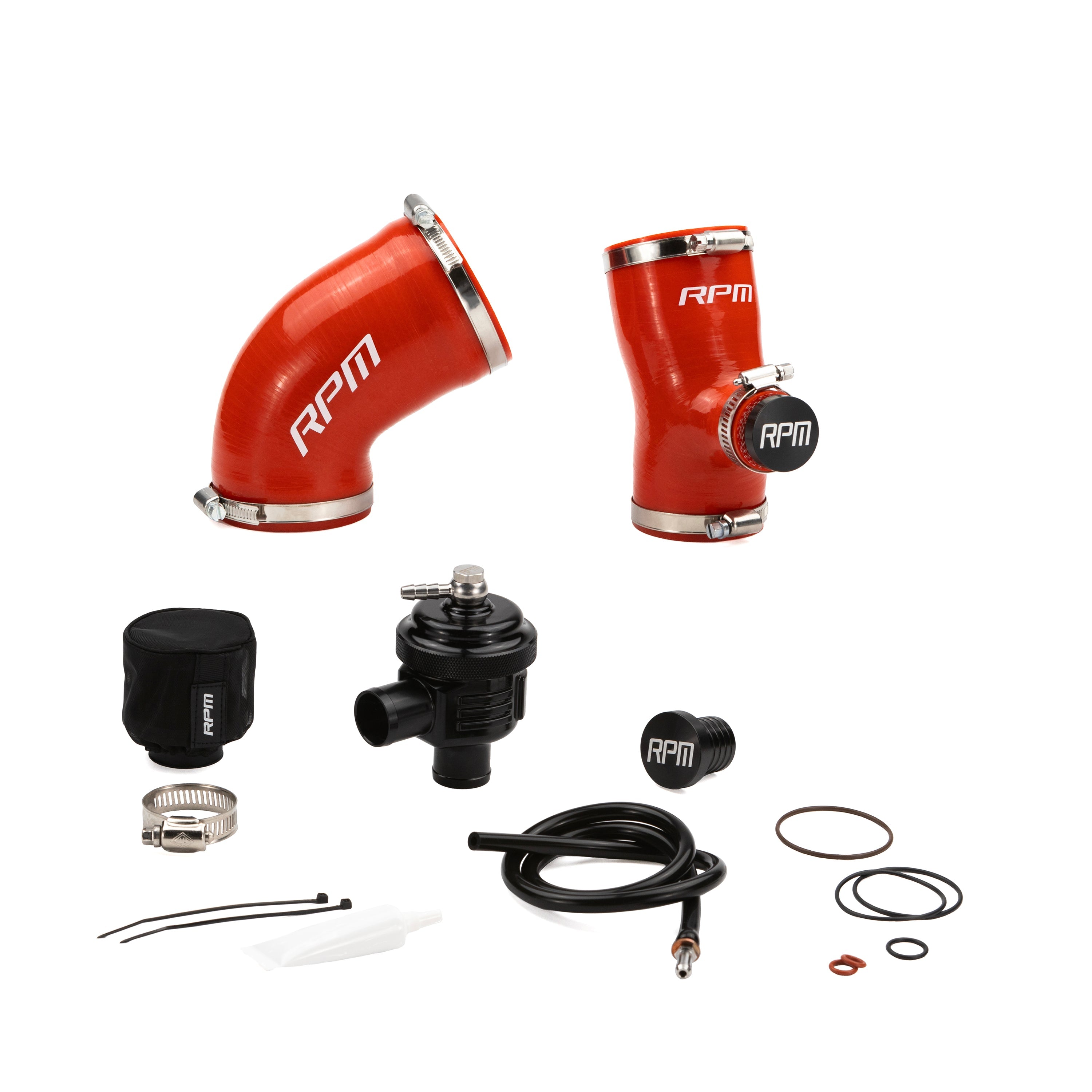 Photo of RPM SXS RPM RMK 850 Patriot Boost Silicone Intake & Charge Tube Kit With BOV Option by RPM SXS - Premium for UTVs / Side by Sides