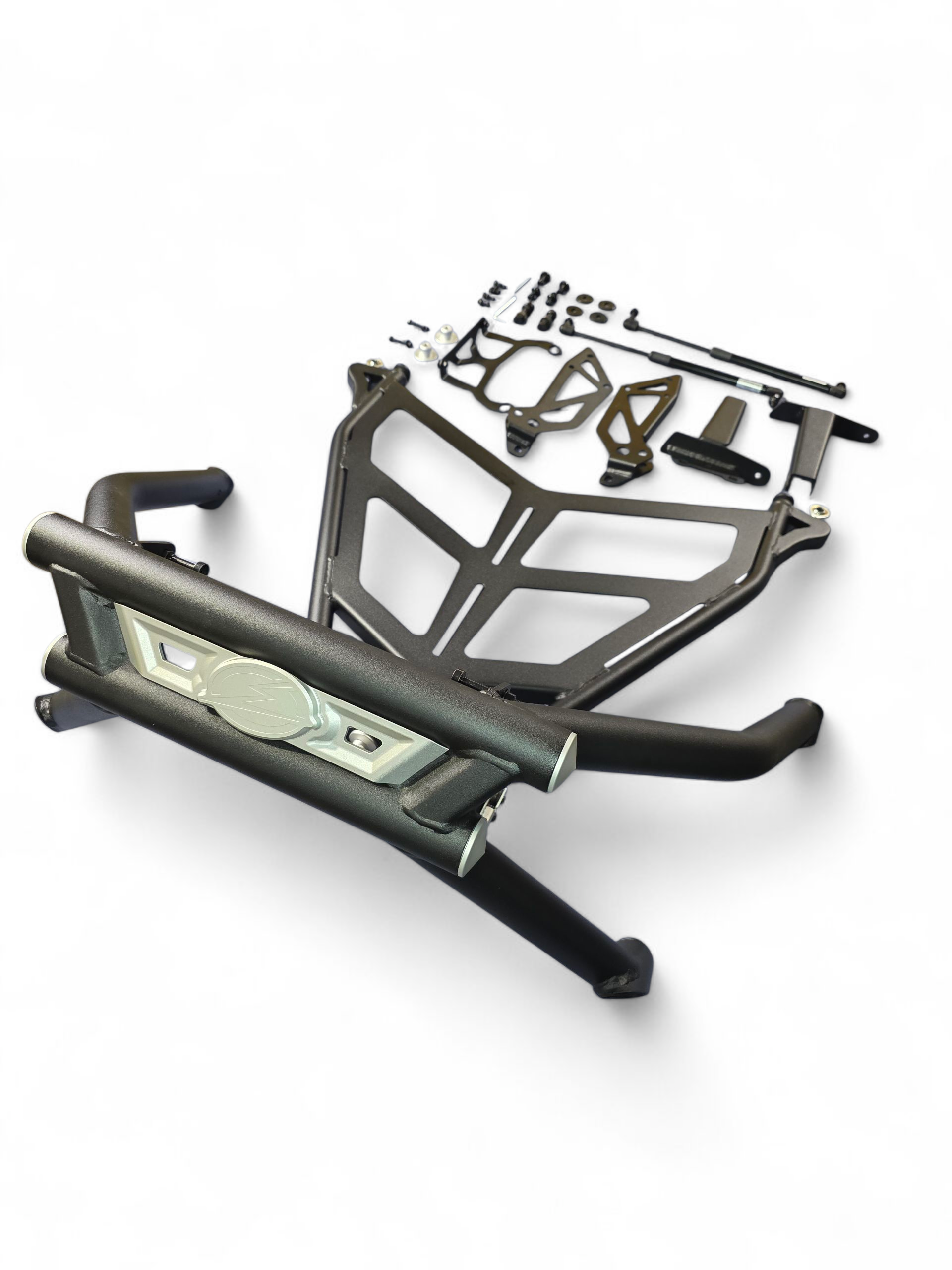 Photo of 2022+ Polaris RZR Pro R Amp Rear Tire Rack Rear Bumper Combo by Elektric Offroad - Premium for UTVs / Side by Sides