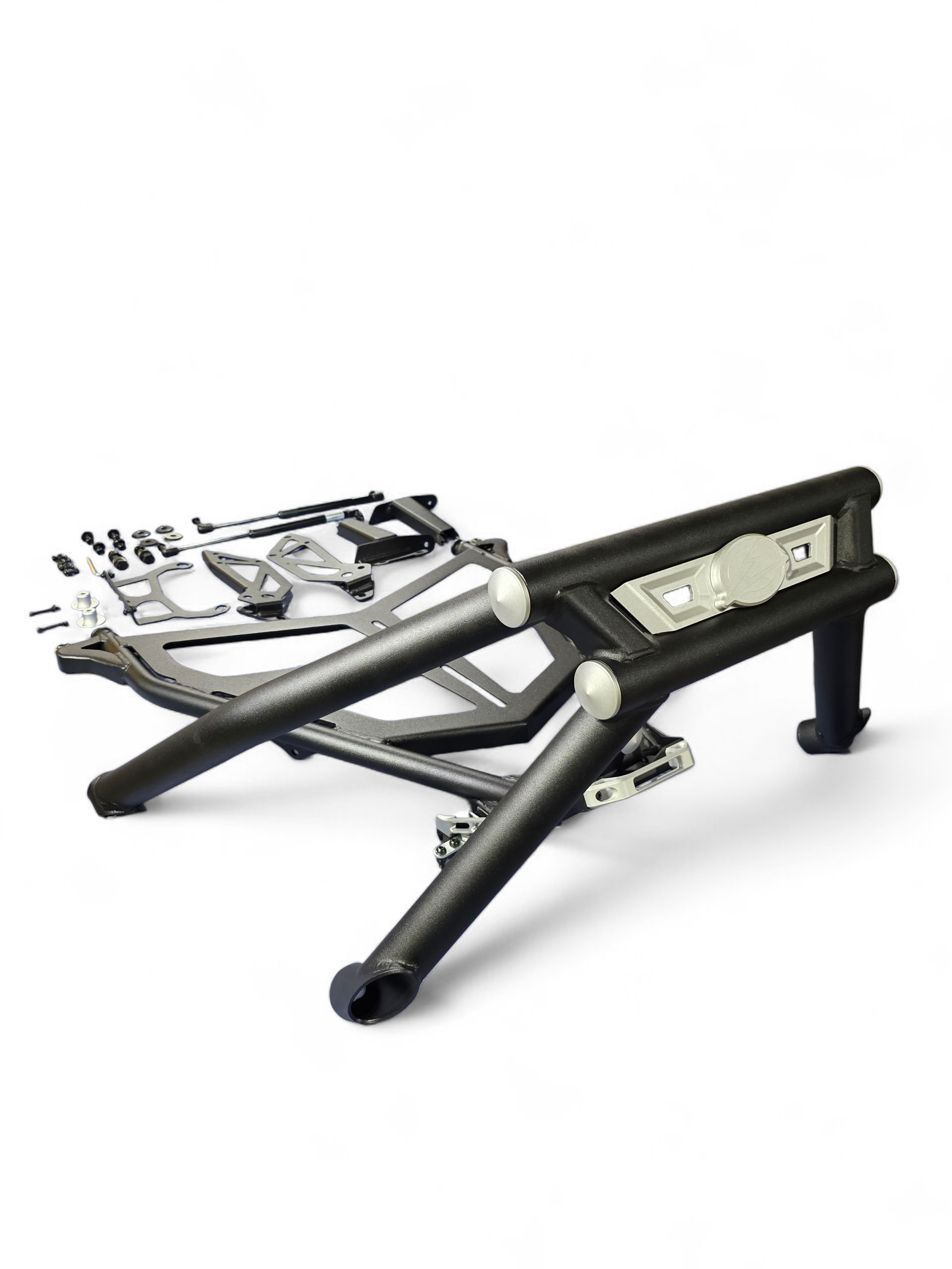 Photo of 2022+ Polaris RZR Pro R Amp Rear Tire Rack Rear Bumper Combo by Elektric Offroad - Premium for UTVs / Side by Sides