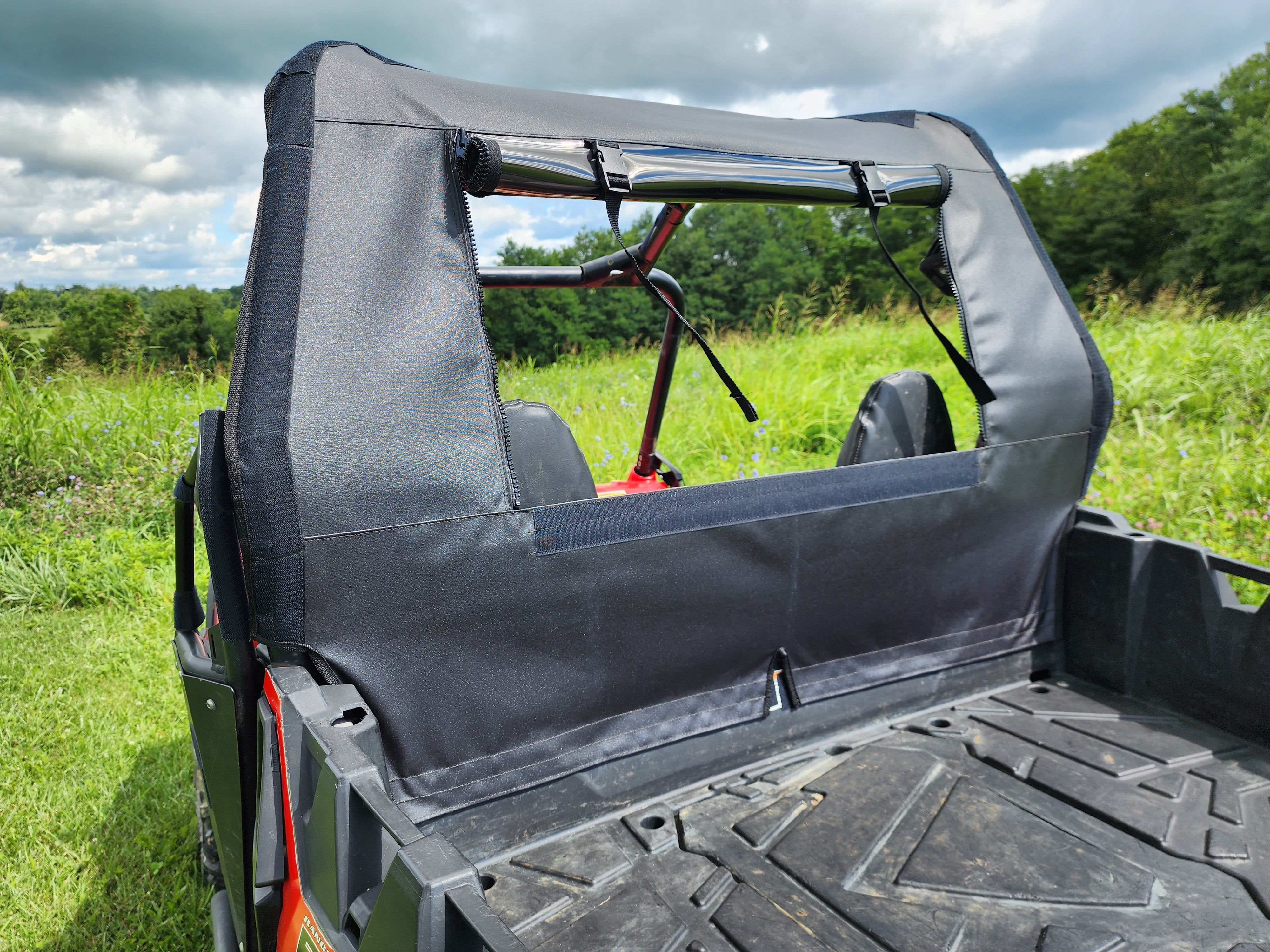 Photo of Polaris RZR 570/800/900 - Soft Back Panel by 3 Star UTV - Premium Enclosures for UTVs / Side by Sides