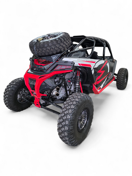 2020+ Polaris RZR Pro XP / Pro R / Turbo R High Clearance Tire Rack by Elektric Offroad