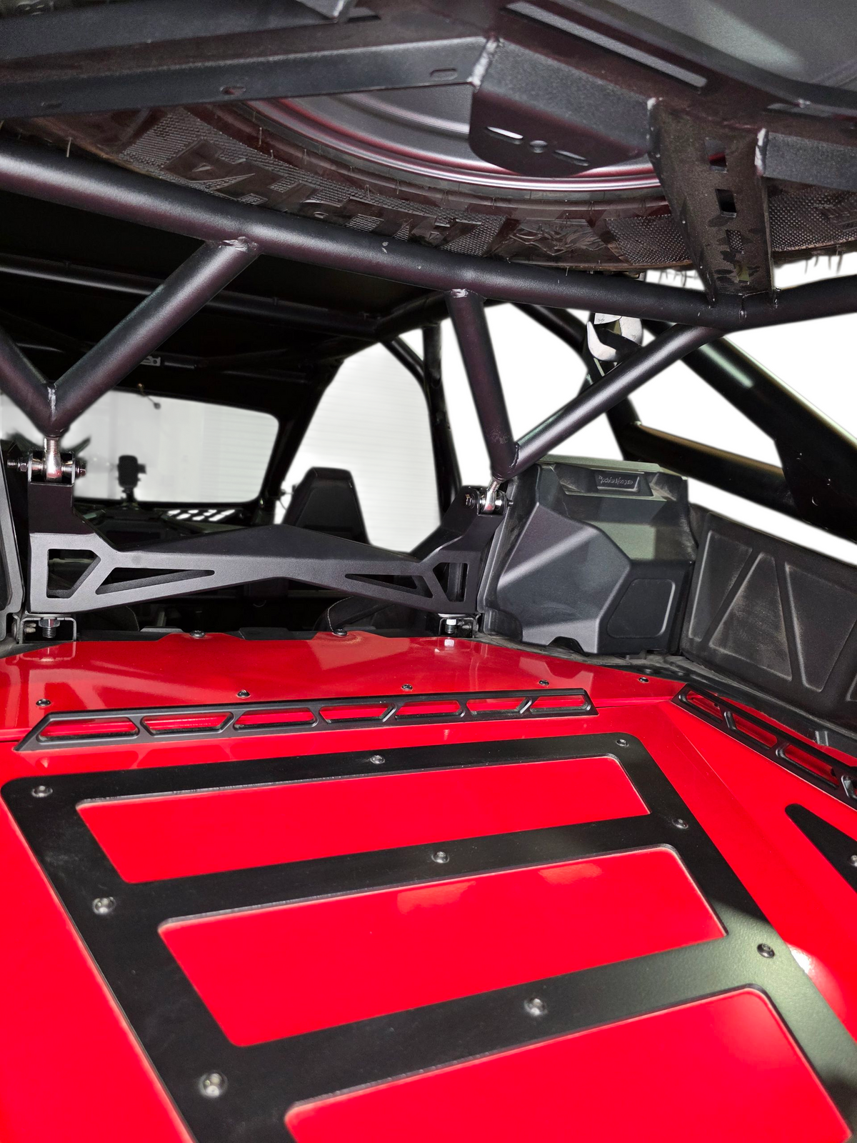 2020+ Polaris RZR Pro XP / Pro R / Turbo R High Clearance Tire Rack by Elektric Offroad