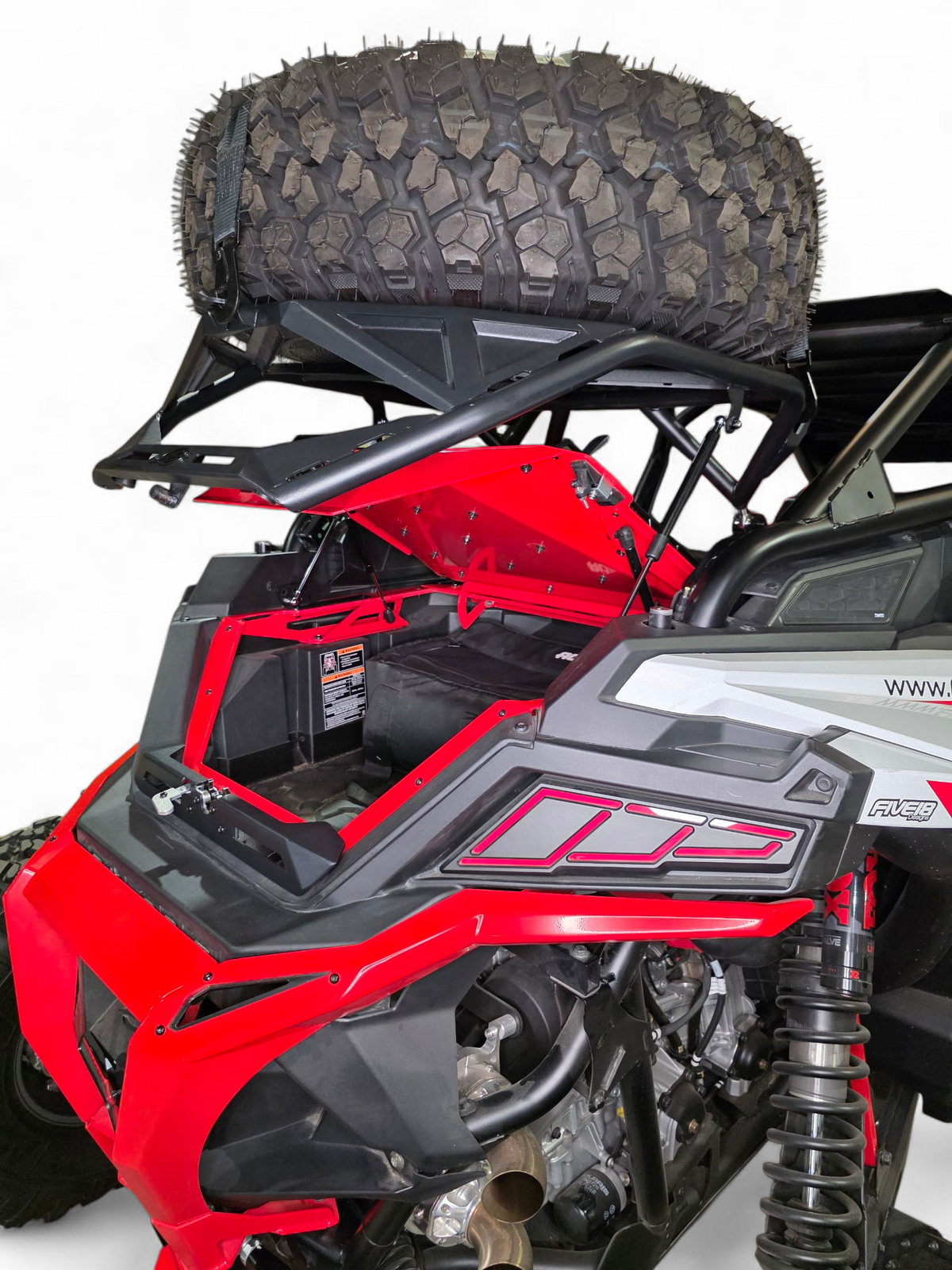 2020+ Polaris RZR Pro XP / Pro R / Turbo R High Clearance Tire Rack by Elektric Offroad