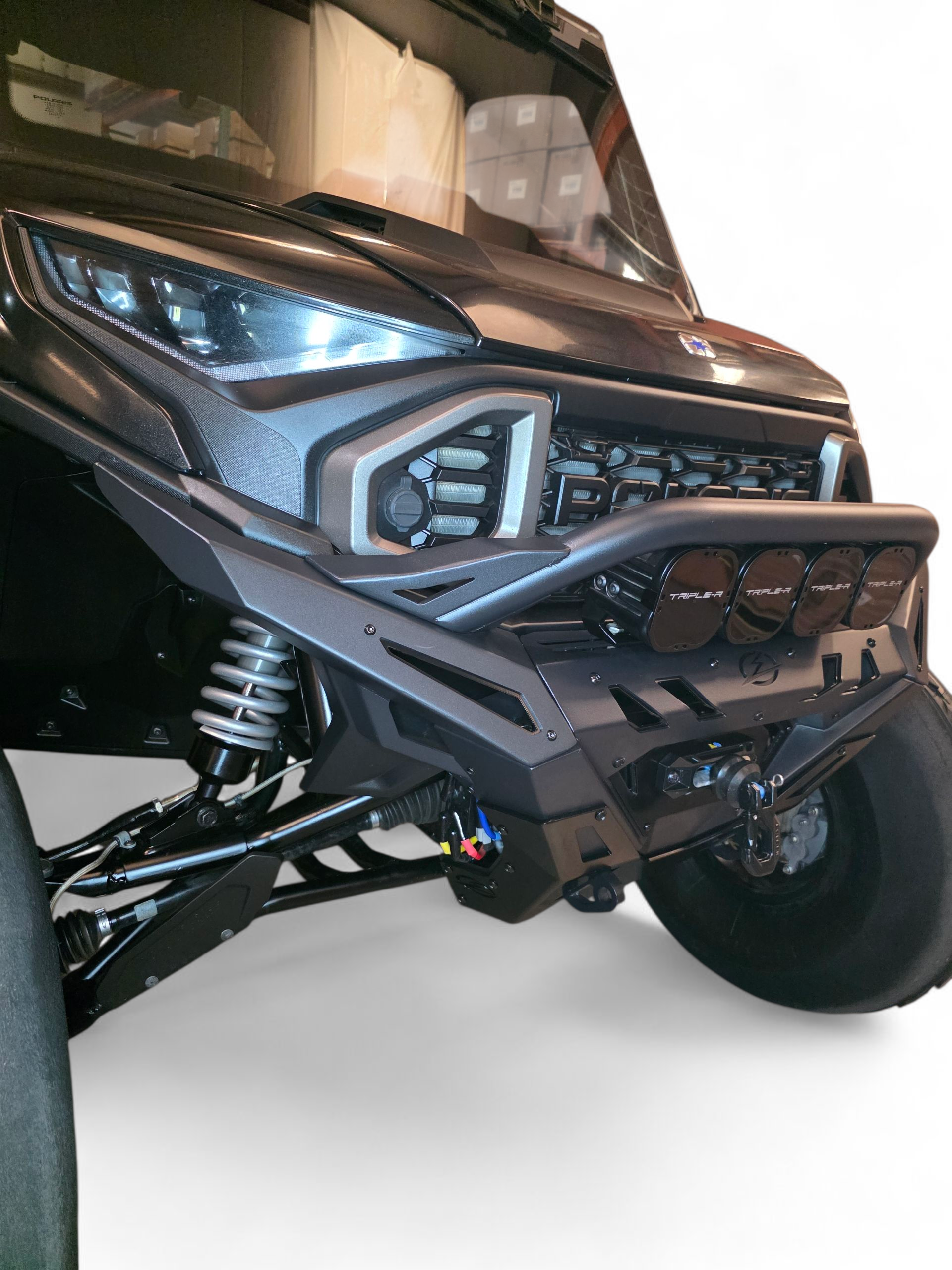 Photo of 2024+ Polaris Ranger 1500 XD Volt Front Bumper by Elektric Offroad - Premium for UTVs / Side by Sides