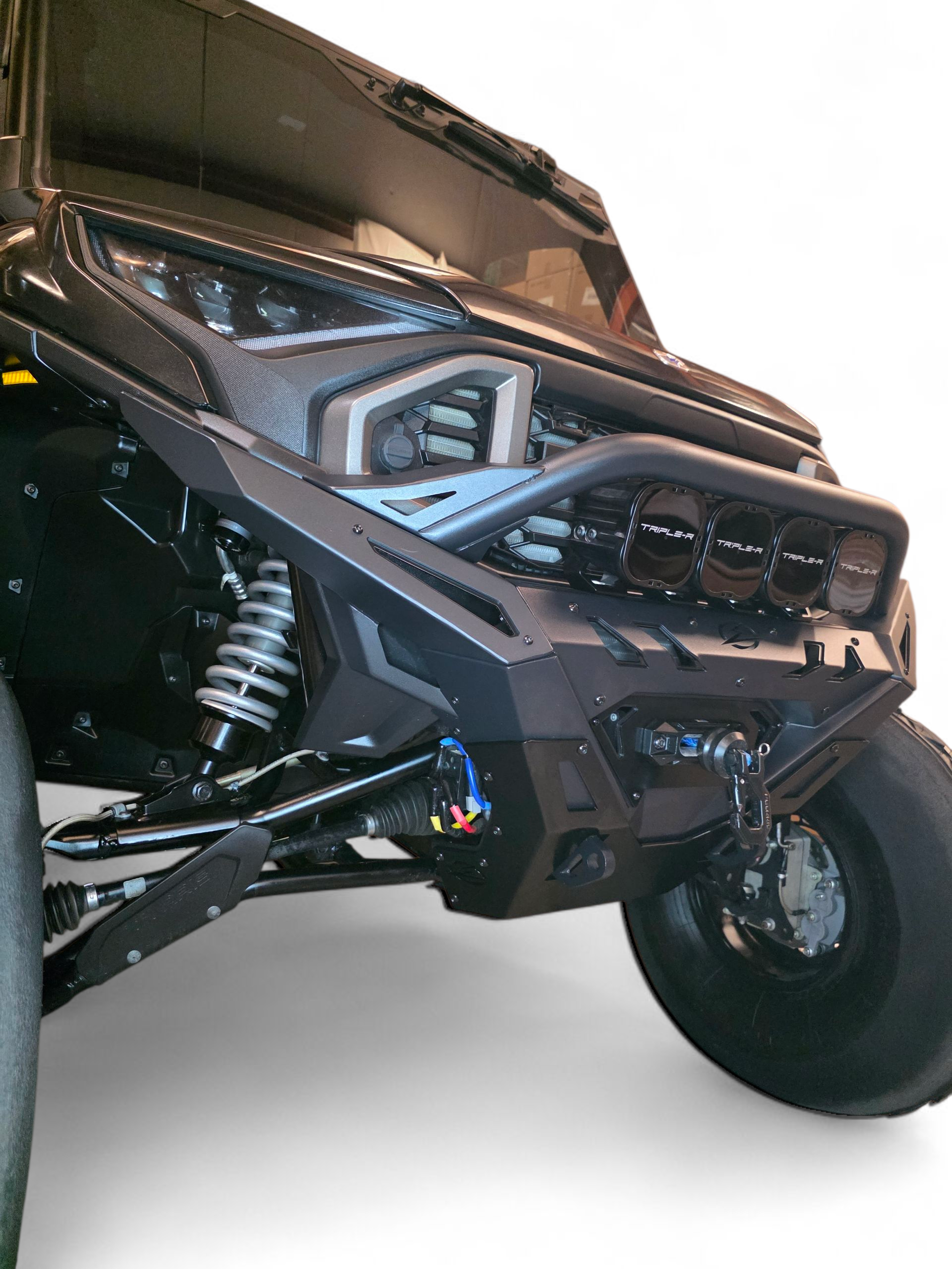 Photo of 2024+ Polaris Ranger 1500 XD Volt Front Bumper by Elektric Offroad - Premium for UTVs / Side by Sides