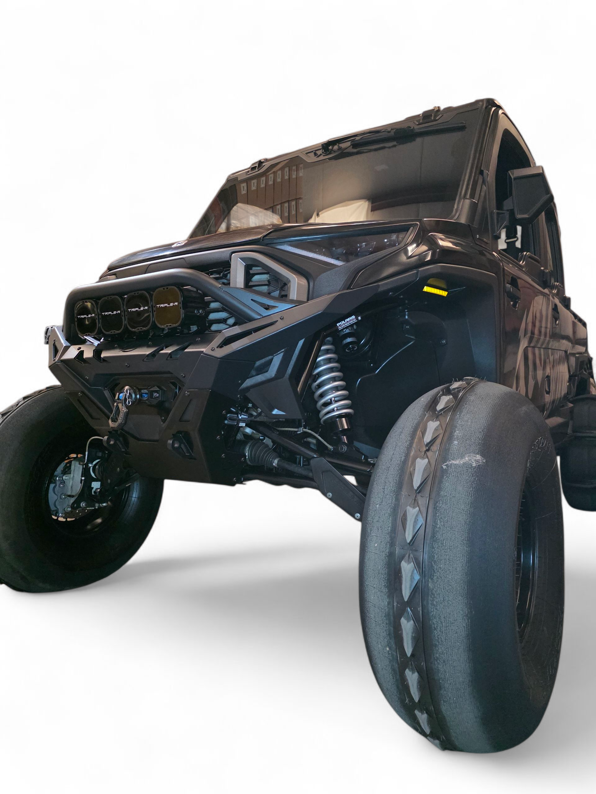 Photo of 2024+ Polaris Ranger 1500 XD Volt Front Bumper by Elektric Offroad - Premium for UTVs / Side by Sides