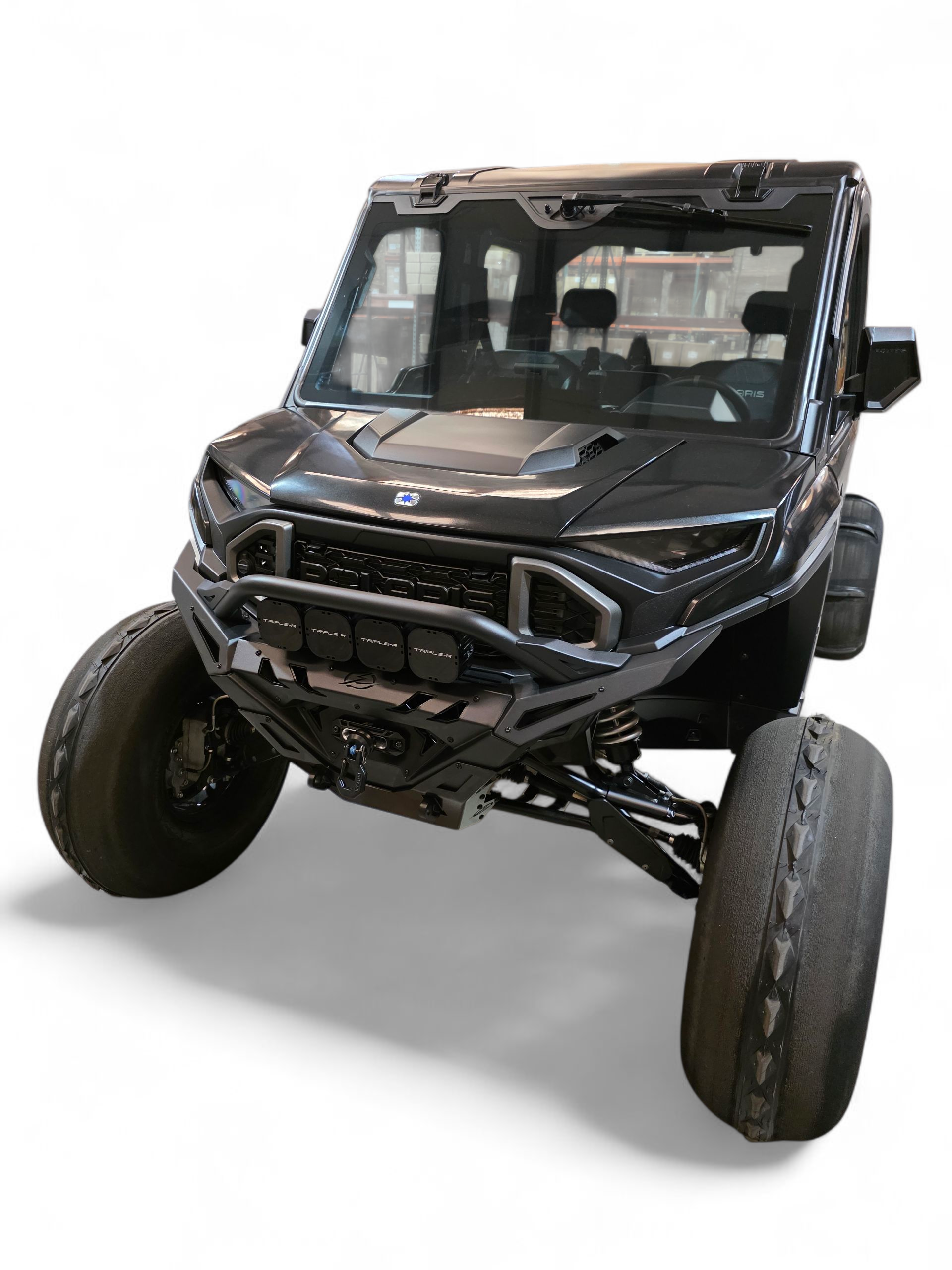 Photo of 2024+ Polaris Ranger 1500 XD Volt Front Bumper by Elektric Offroad - Premium for UTVs / Side by Sides