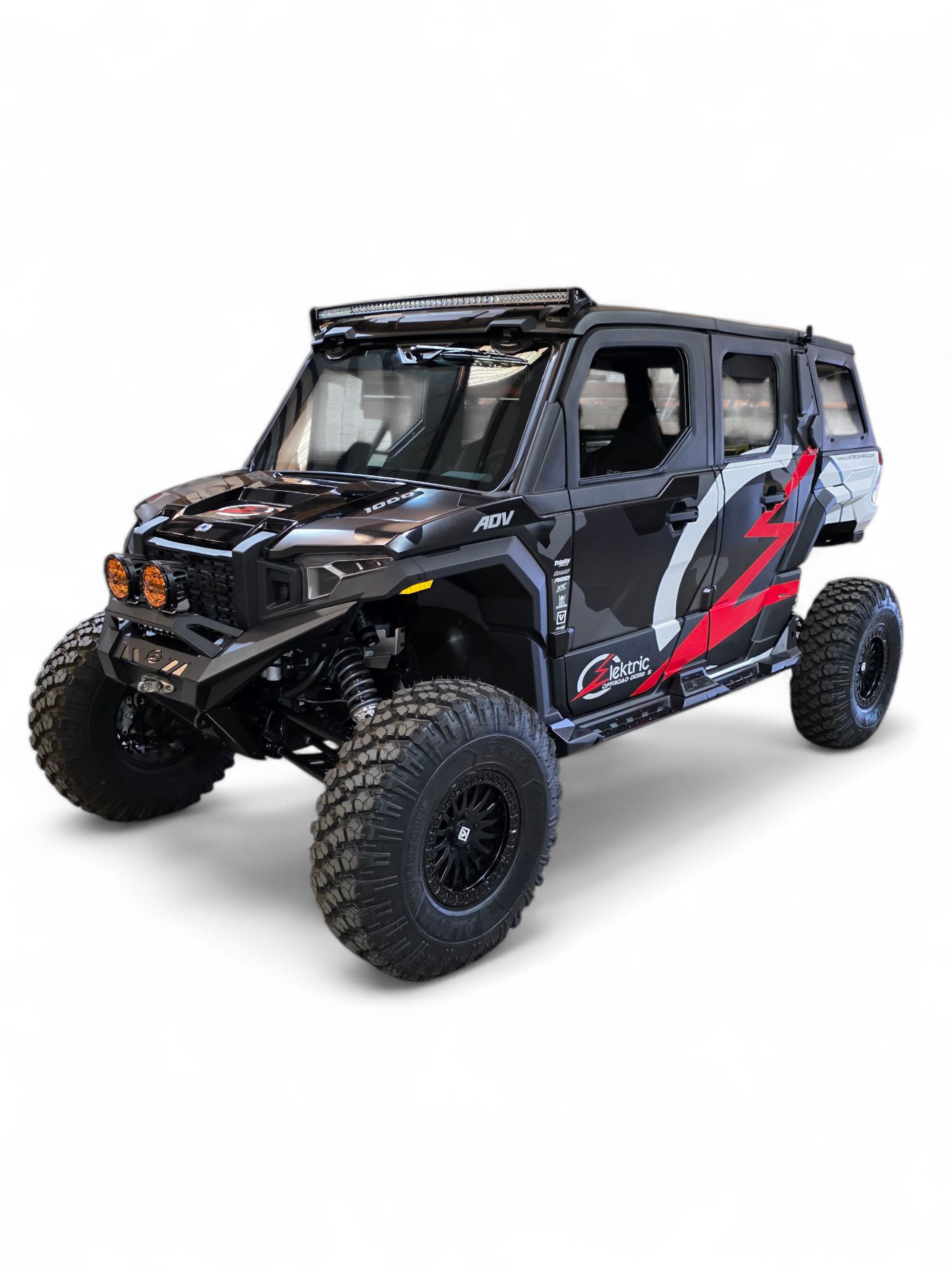 Photo of 2024+ Polaris Xpedition HDX Front Winch Bumper (Standard Small Hoop) by Elektric Offroad - Premium for UTVs / Side by Sides