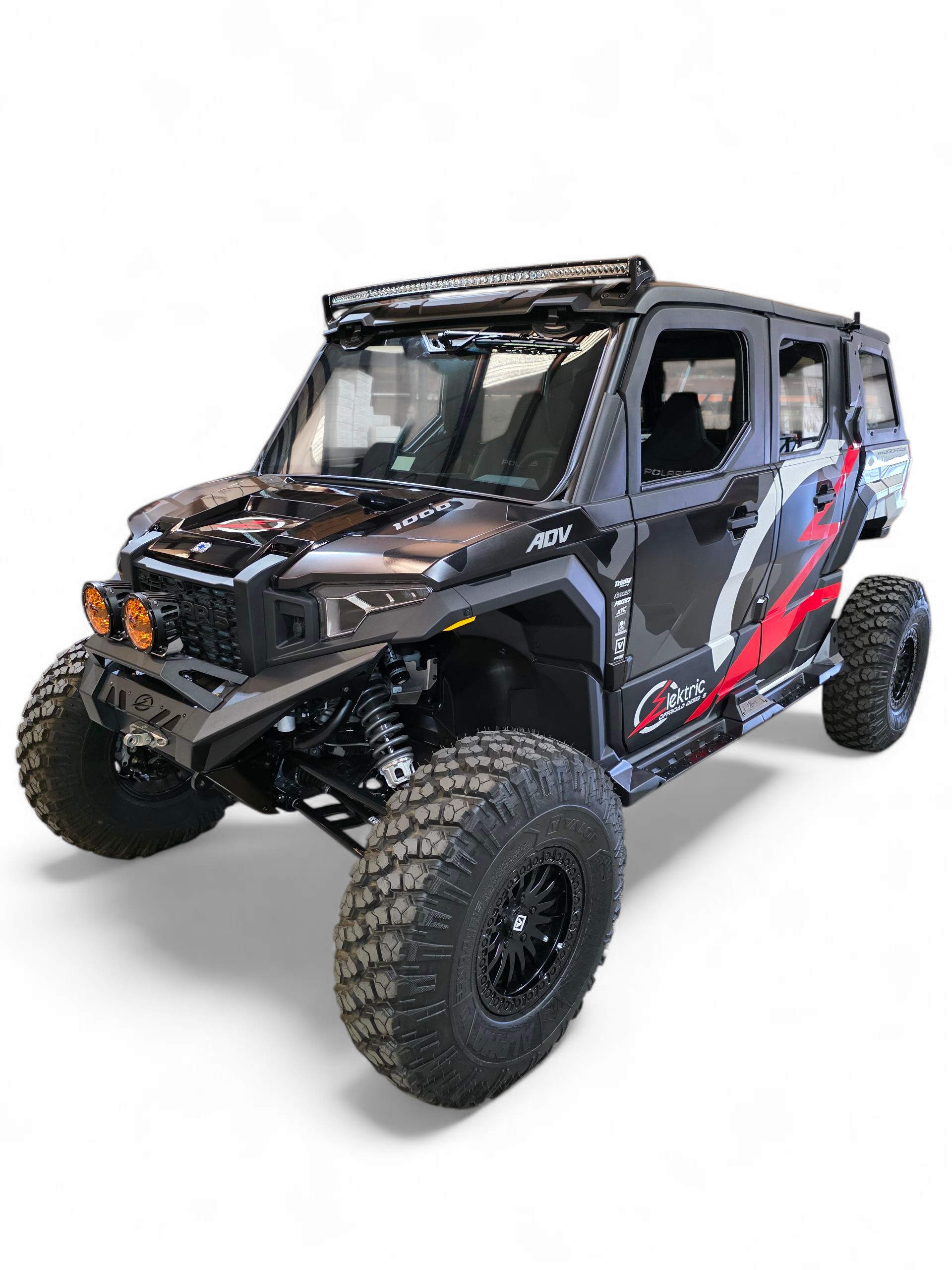 Photo of 2024+ Polaris Xpedition HDX Front Winch Bumper (Standard Small Hoop) by Elektric Offroad - Premium for UTVs / Side by Sides