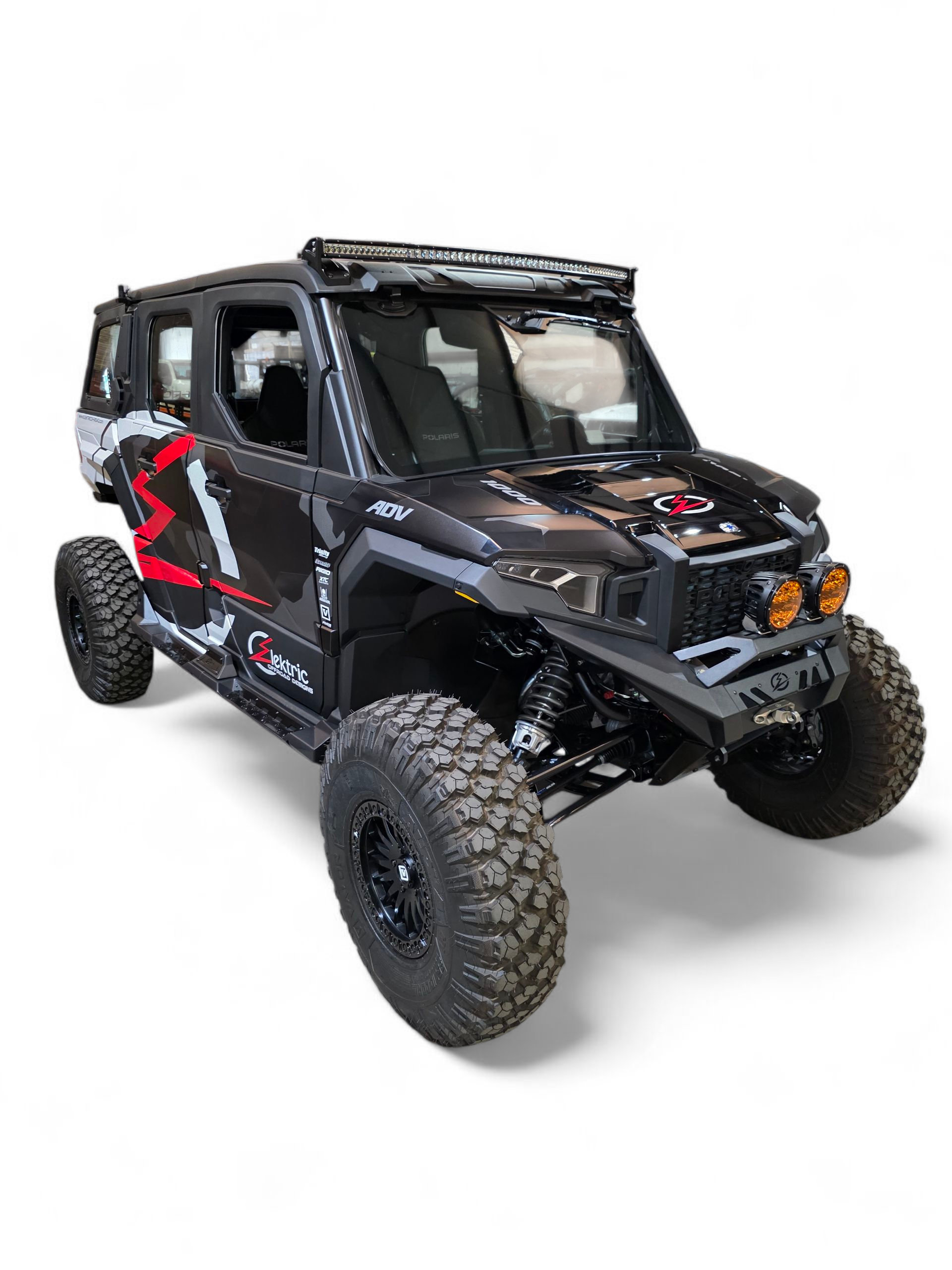 Photo of 2024+ Polaris Xpedition HDX Front Winch Bumper (Standard Small Hoop) by Elektric Offroad - Premium for UTVs / Side by Sides