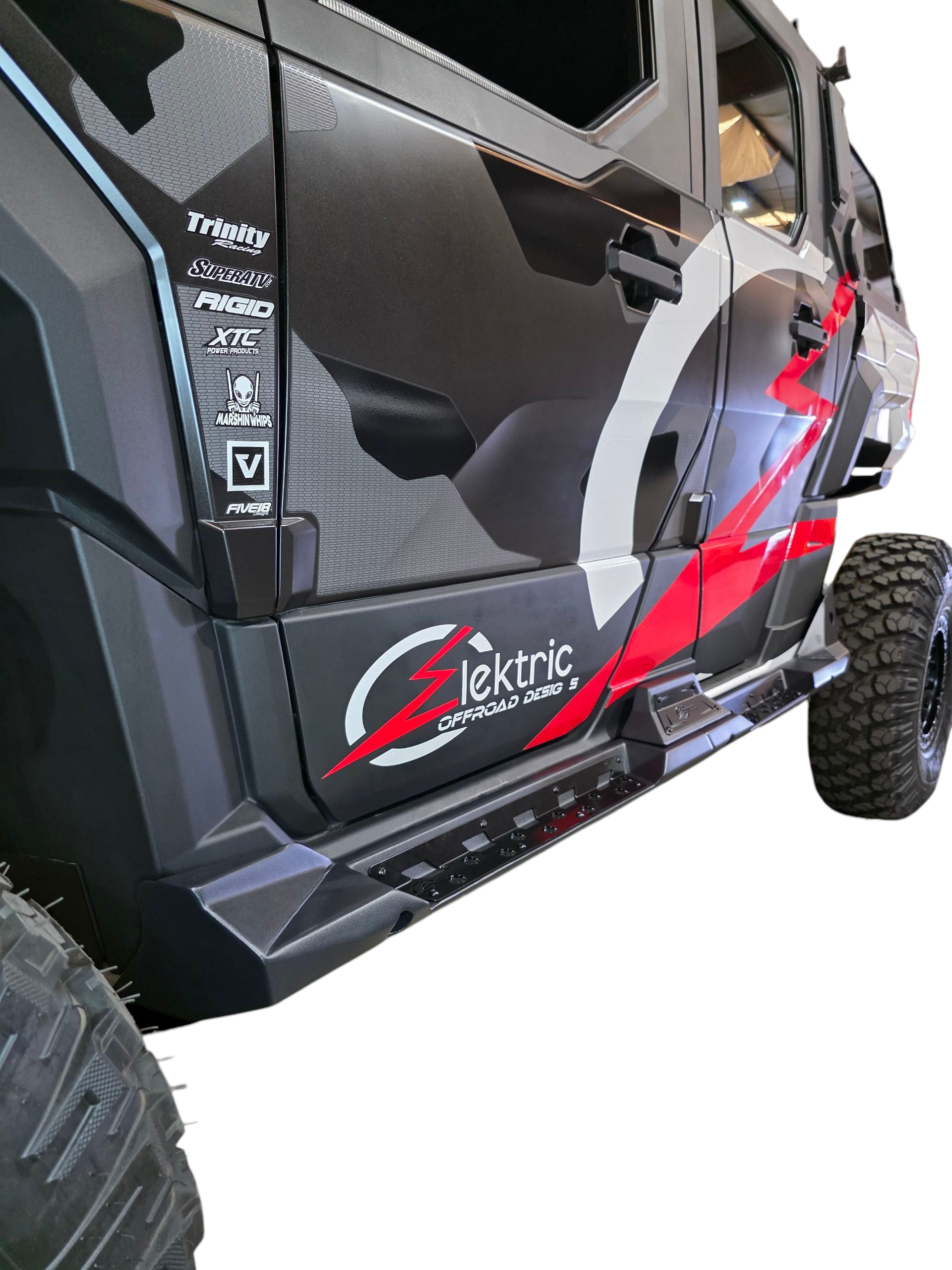 Photo of 2024+ Polaris Xpedition Rock Steps (4 Seat) by Elektric Offroad - Premium for UTVs / Side by Sides