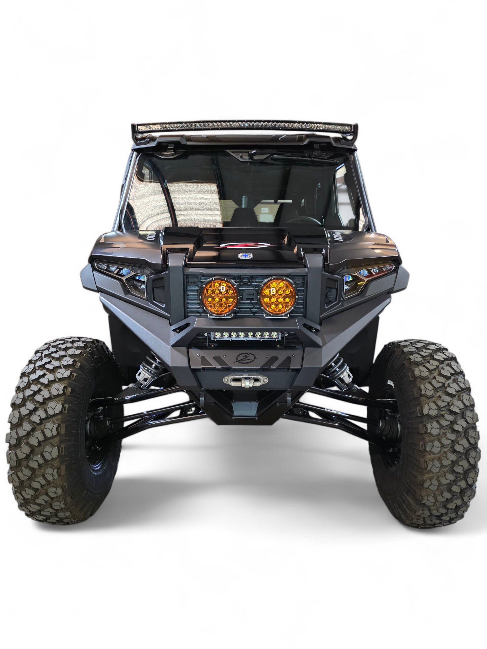 Photo of 2024+ Polaris Xpedition HDX Front Winch Bumper (Standard Small Hoop) by Elektric Offroad - Premium for UTVs / Side by Sides