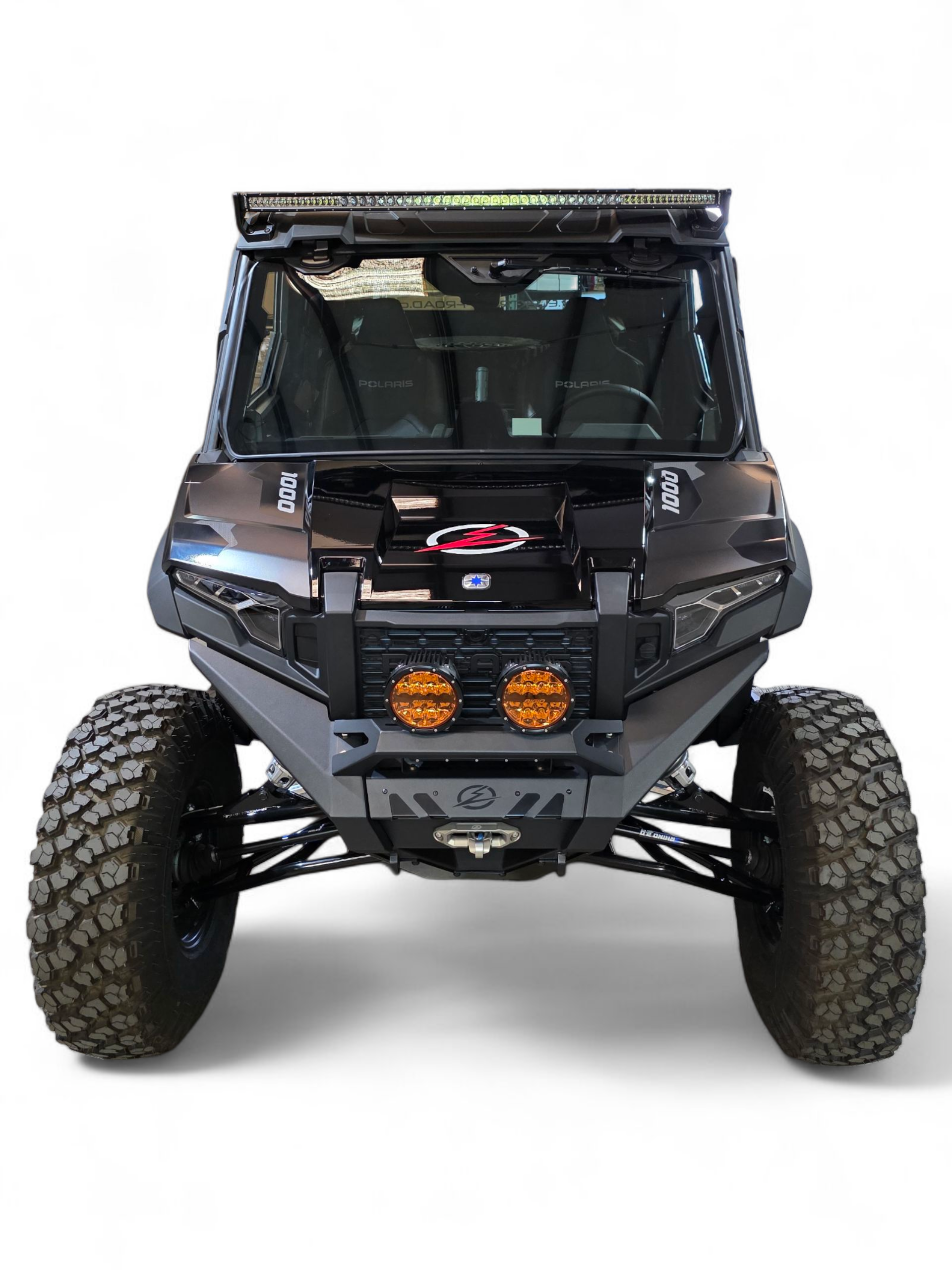 Photo of 2024+ Polaris Xpedition HDX Front Winch Bumper (Standard Small Hoop) by Elektric Offroad - Premium for UTVs / Side by Sides