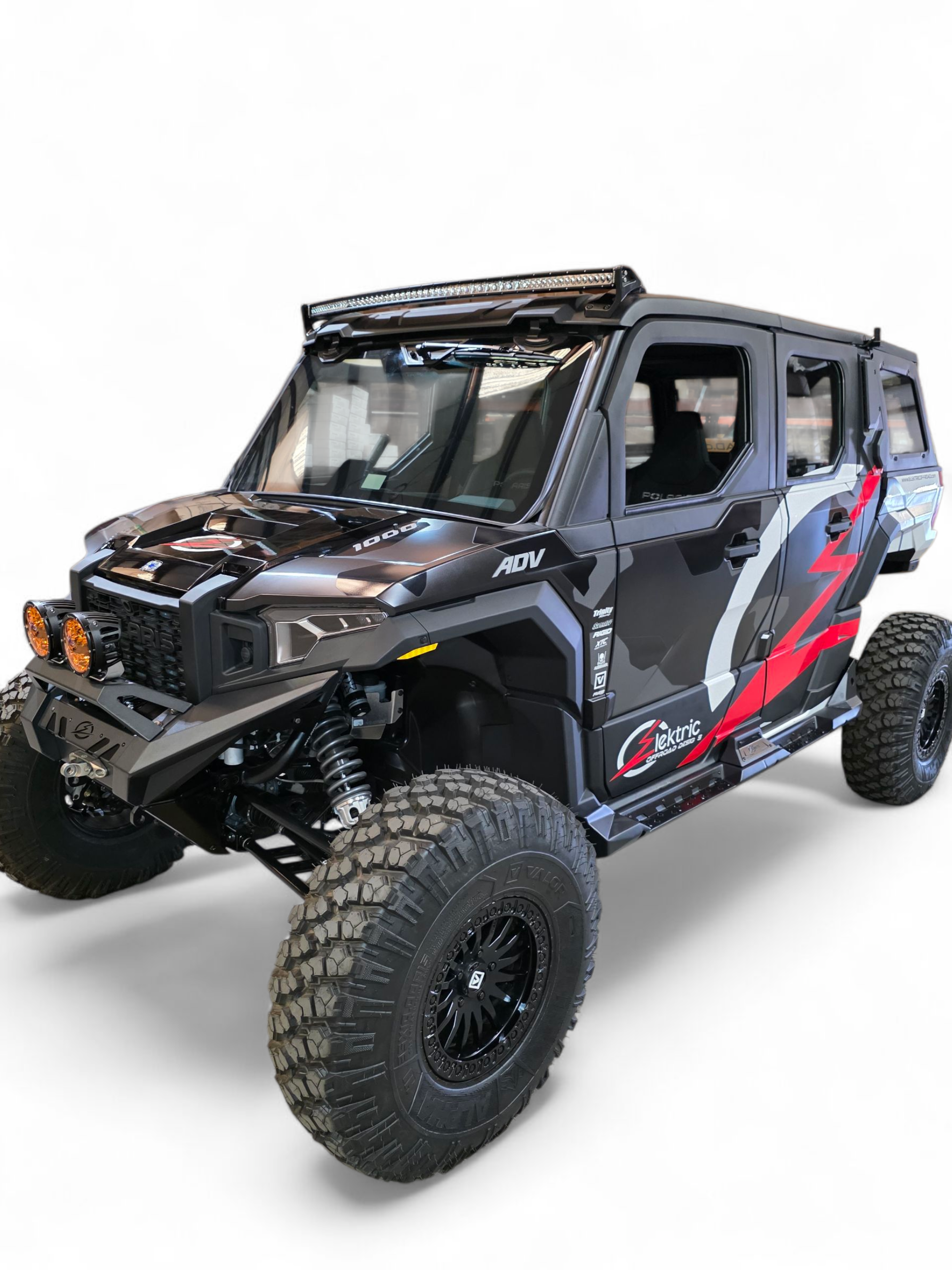 Photo of 2024+ Polaris Xpedition HDX Front Winch Bumper (Standard Small Hoop) by Elektric Offroad - Premium for UTVs / Side by Sides