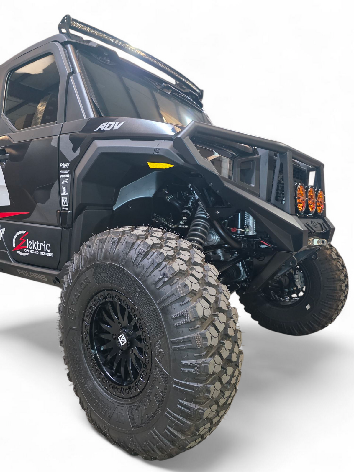 Elektric Offroad Polaris Xpedition HDX Front Winch Bumper with Brush Guard