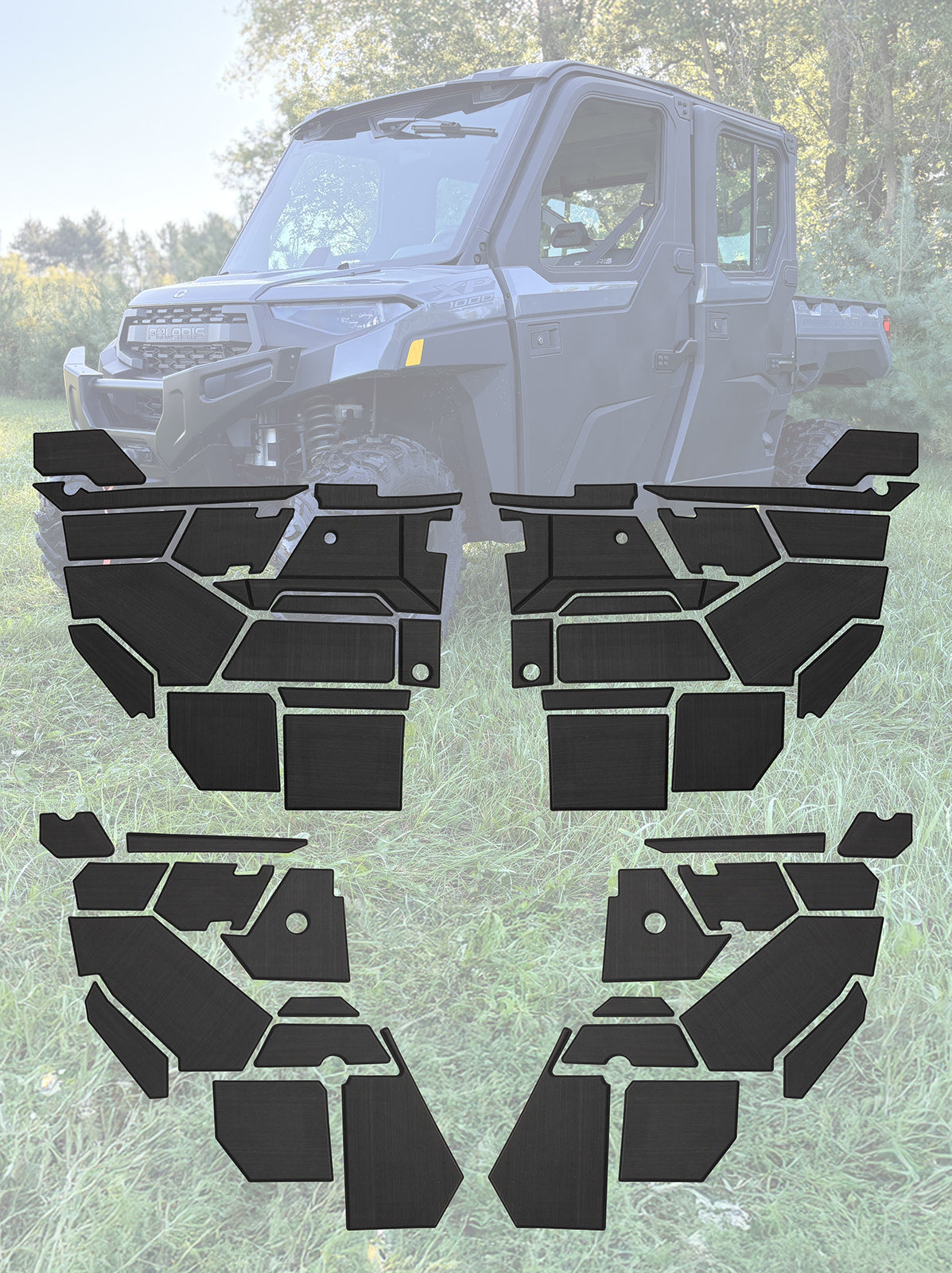 Photo of EVA Foam Door Panel Kit Polaris Ranger XP 1000 by Terick Solutions - Premium EVA Foam Kits for UTVs / Side by Sides