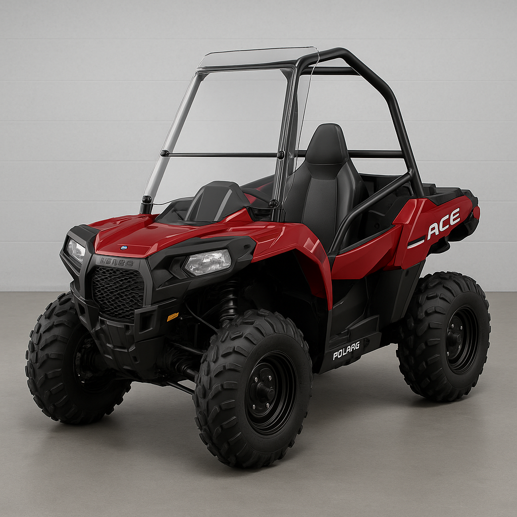 Photo of TK00931 POLARIS ACE FULL UTV WINDSHIELD - STANDARD 3/16" by TerraRider UTV Windshields & Accessories - Premium for UTVs / Side by Sides
