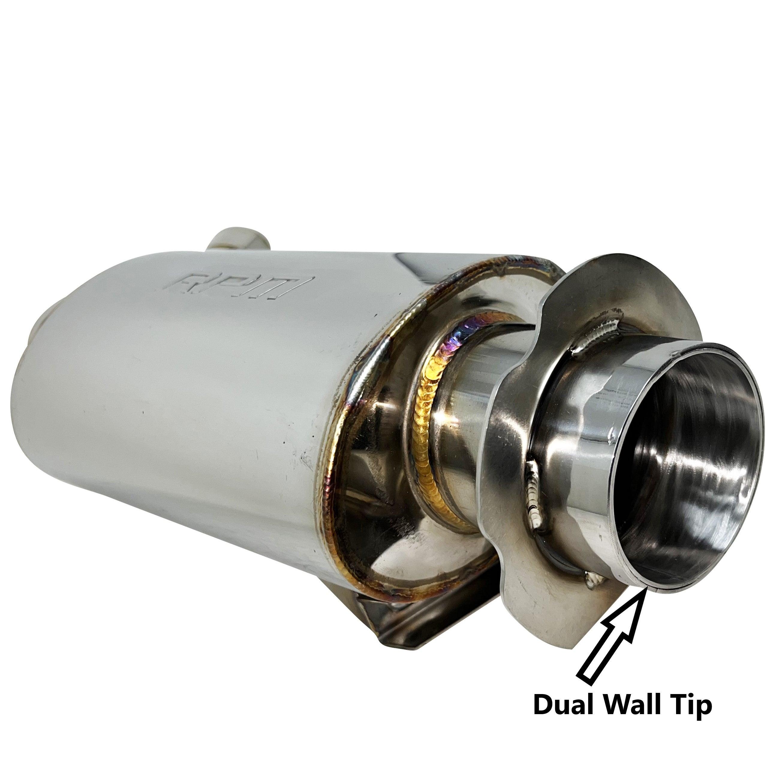 Photo of RPM SXS RPM 2022-2024 Polaris Patriot Boost 850 / VR1 Turbo Stainless Lightweight Sport Muffler by RPM SXS - Premium for UTVs / Side by Sides