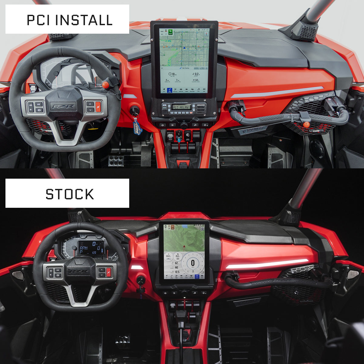 Polaris RZR Pro R Ultimate Radio Bracket by PCI Race Radios