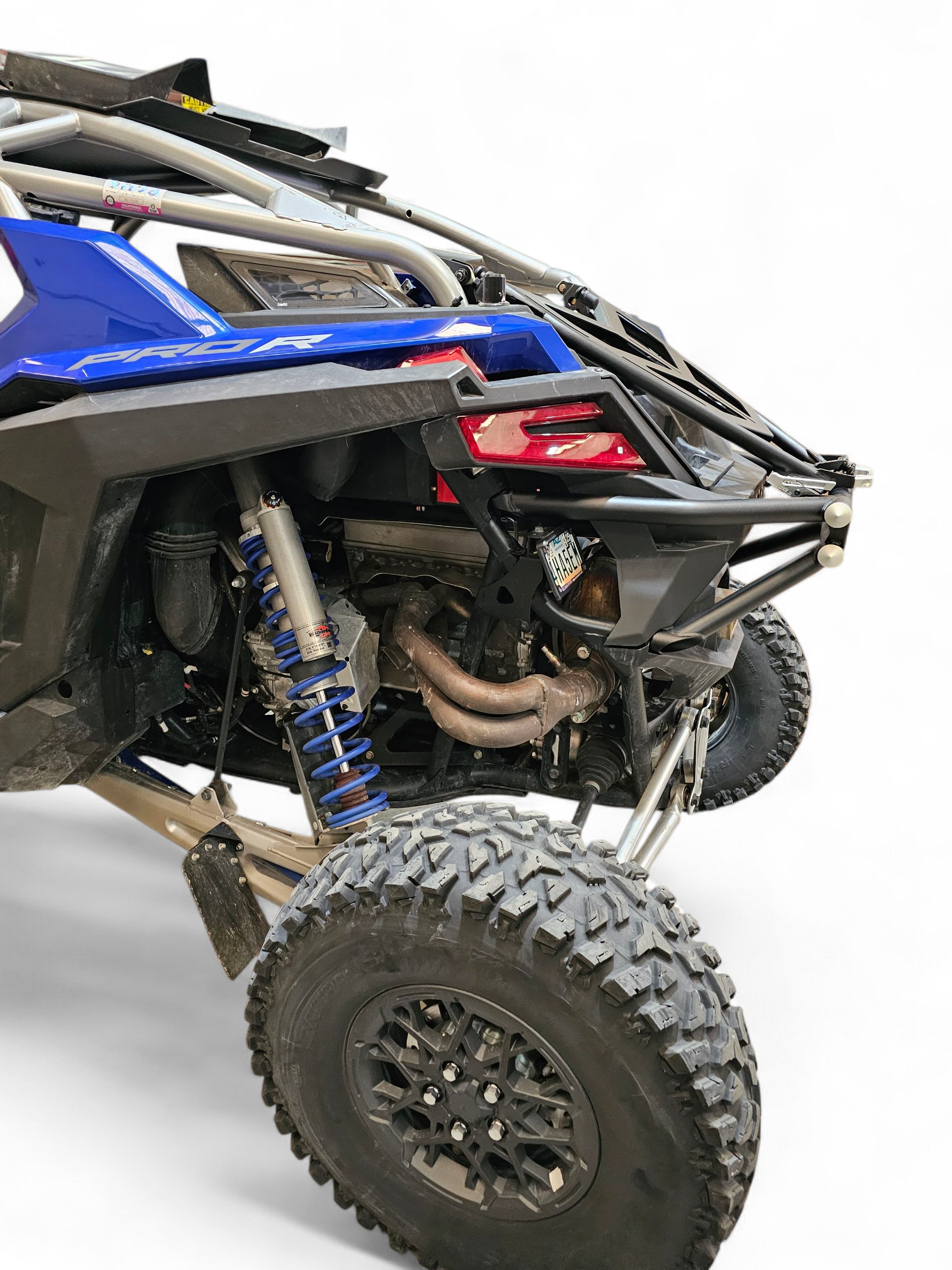 Photo of 2022+ Polaris RZR Pro R Amp Rear Tire Rack Rear Bumper Combo by Elektric Offroad - Premium for UTVs / Side by Sides