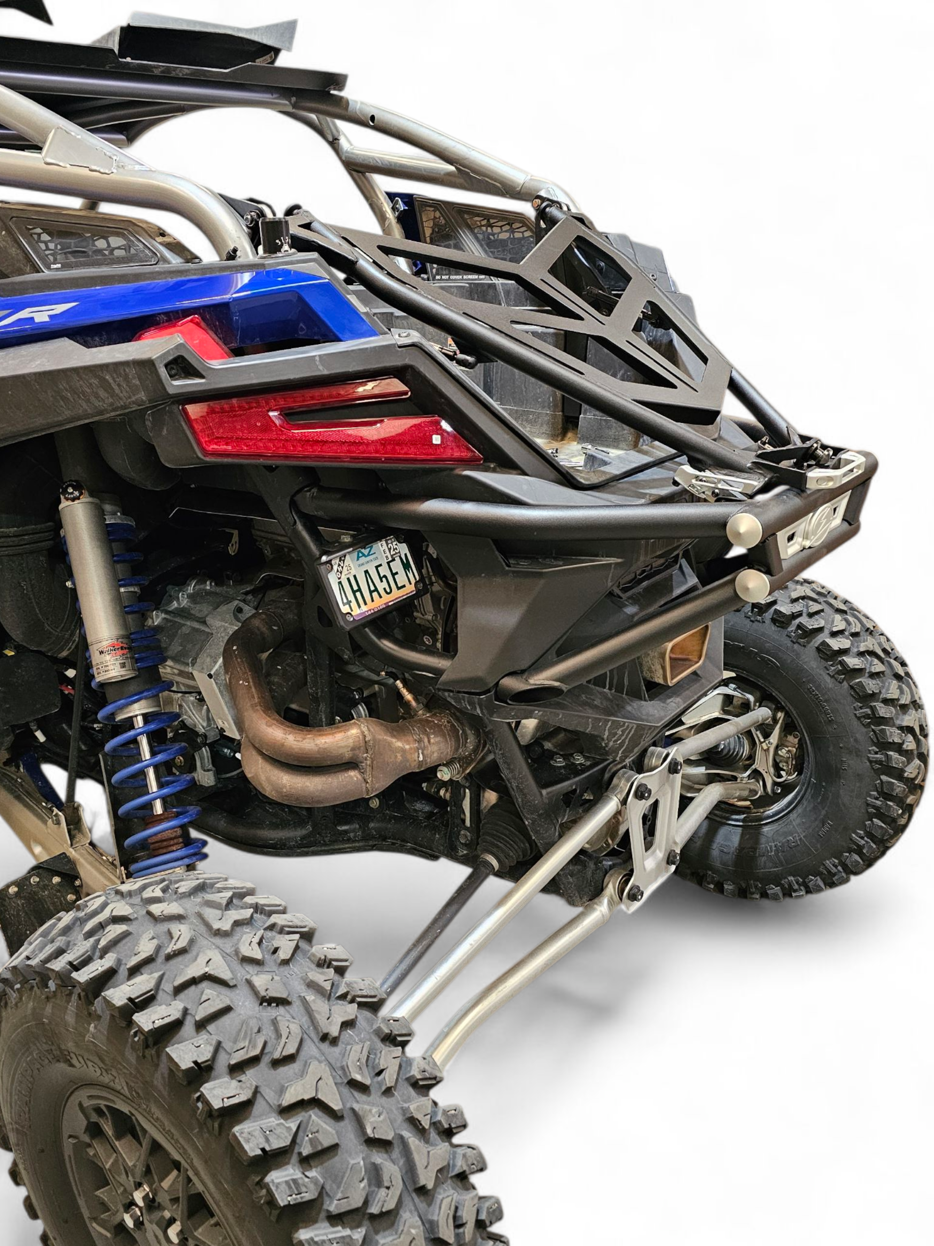 Photo of 2022+ Polaris RZR Pro R Amp Rear Tire Rack Rear Bumper Combo by Elektric Offroad - Premium for UTVs / Side by Sides