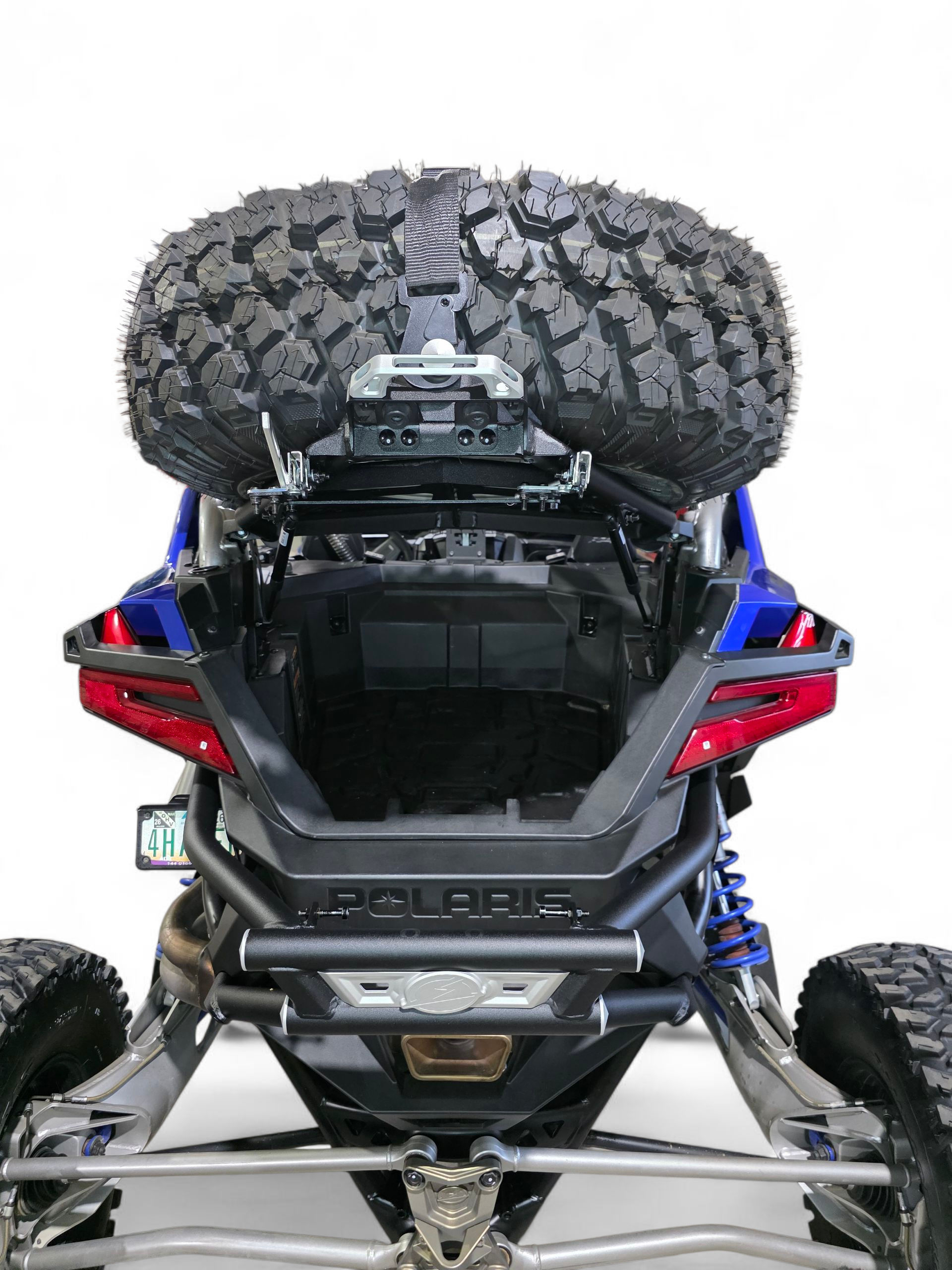Photo of 2022+ Polaris RZR Pro R Amp Rear Tire Rack Rear Bumper Combo by Elektric Offroad - Premium for UTVs / Side by Sides