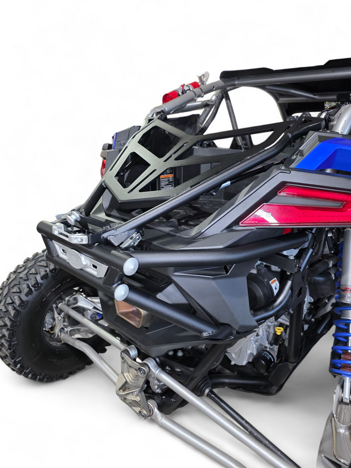 2022+ Polaris RZR Pro R Amp Style Spare Tire Rack Rear Bumper Combo