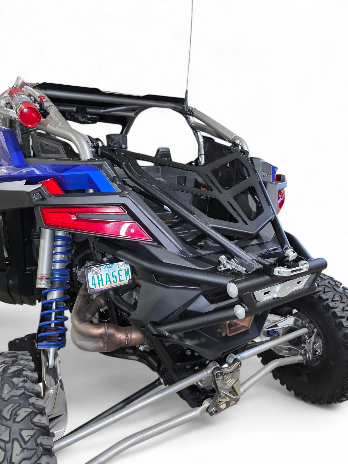 2022+ Polaris RZR Pro R Amp Style Spare Tire Rack Rear Bumper Combo
