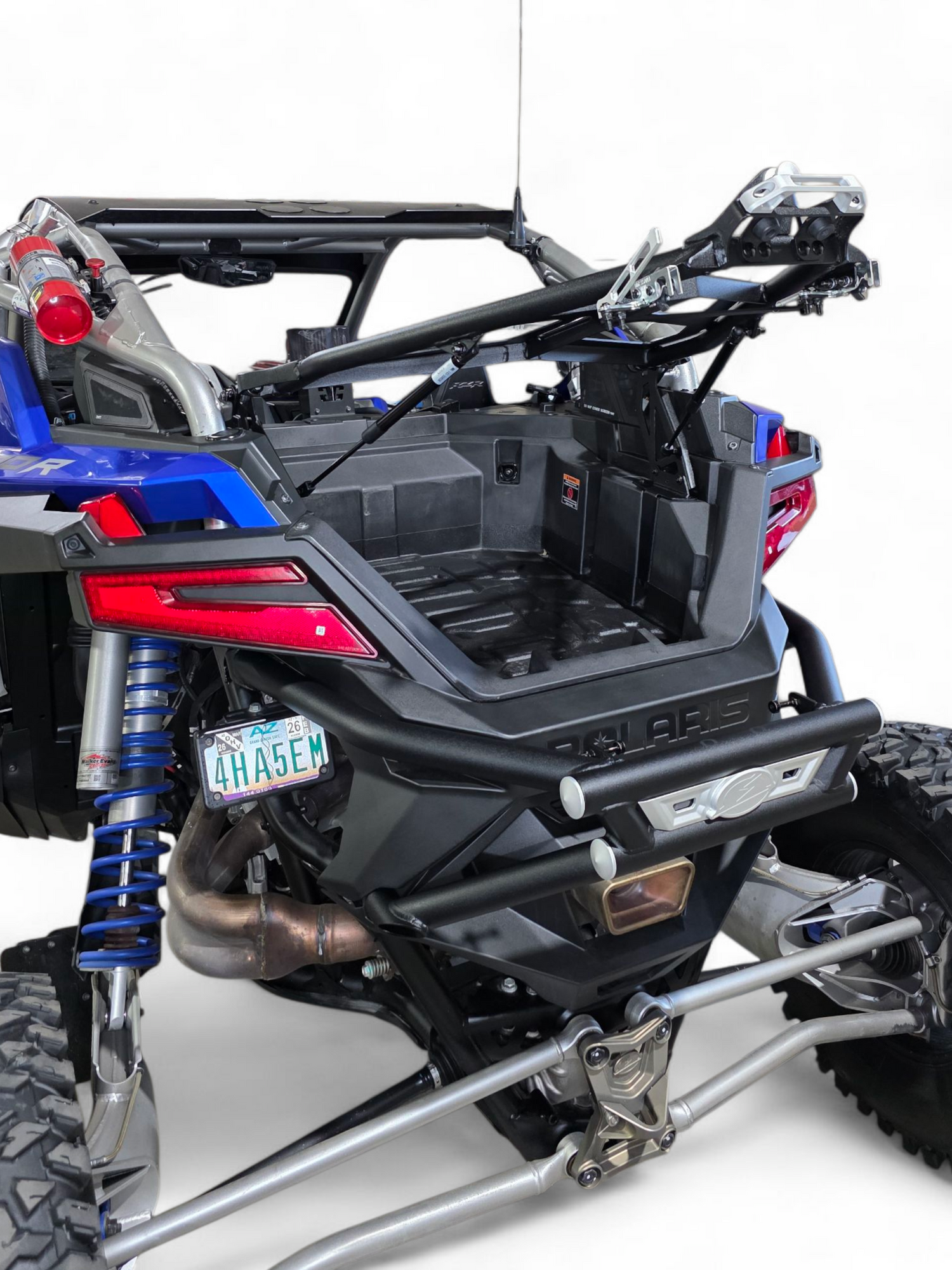 2022+ Polaris RZR Pro R Amp Style Spare Tire Rack Rear Bumper Combo