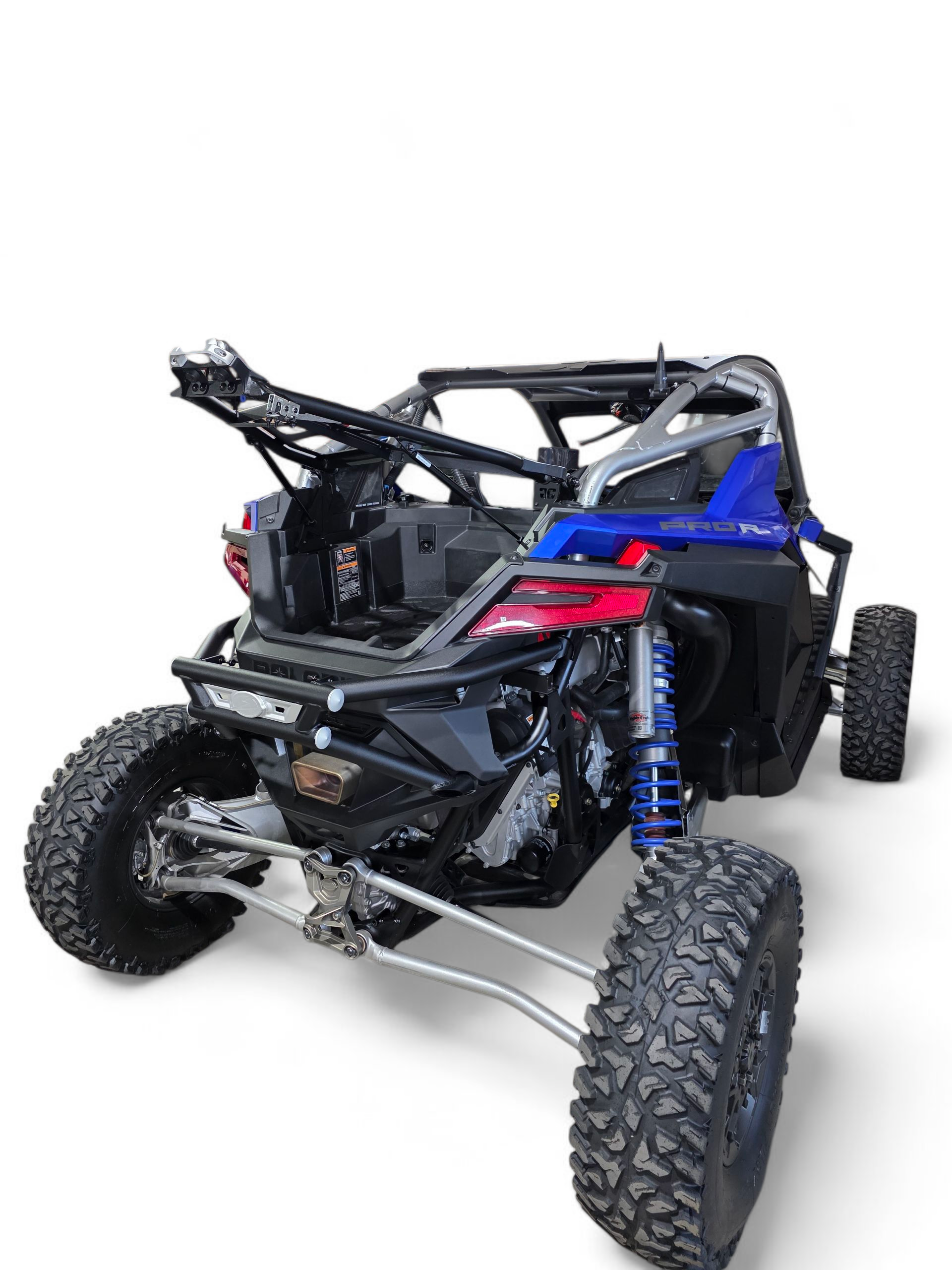 Photo of 2022+ Polaris RZR Pro R Amp Rear Tire Rack Rear Bumper Combo by Elektric Offroad - Premium for UTVs / Side by Sides