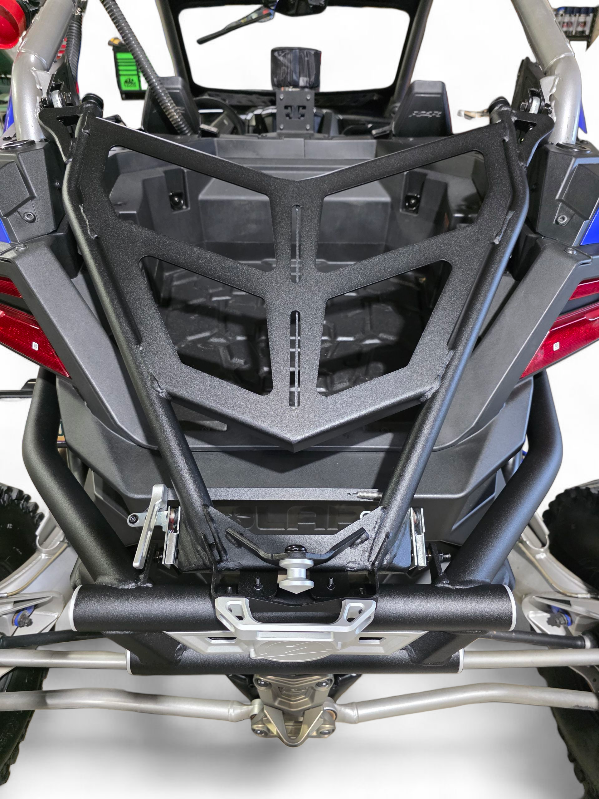 Photo of 2022+ Polaris RZR Pro R Amp Rear Tire Rack Rear Bumper Combo by Elektric Offroad - Premium for UTVs / Side by Sides