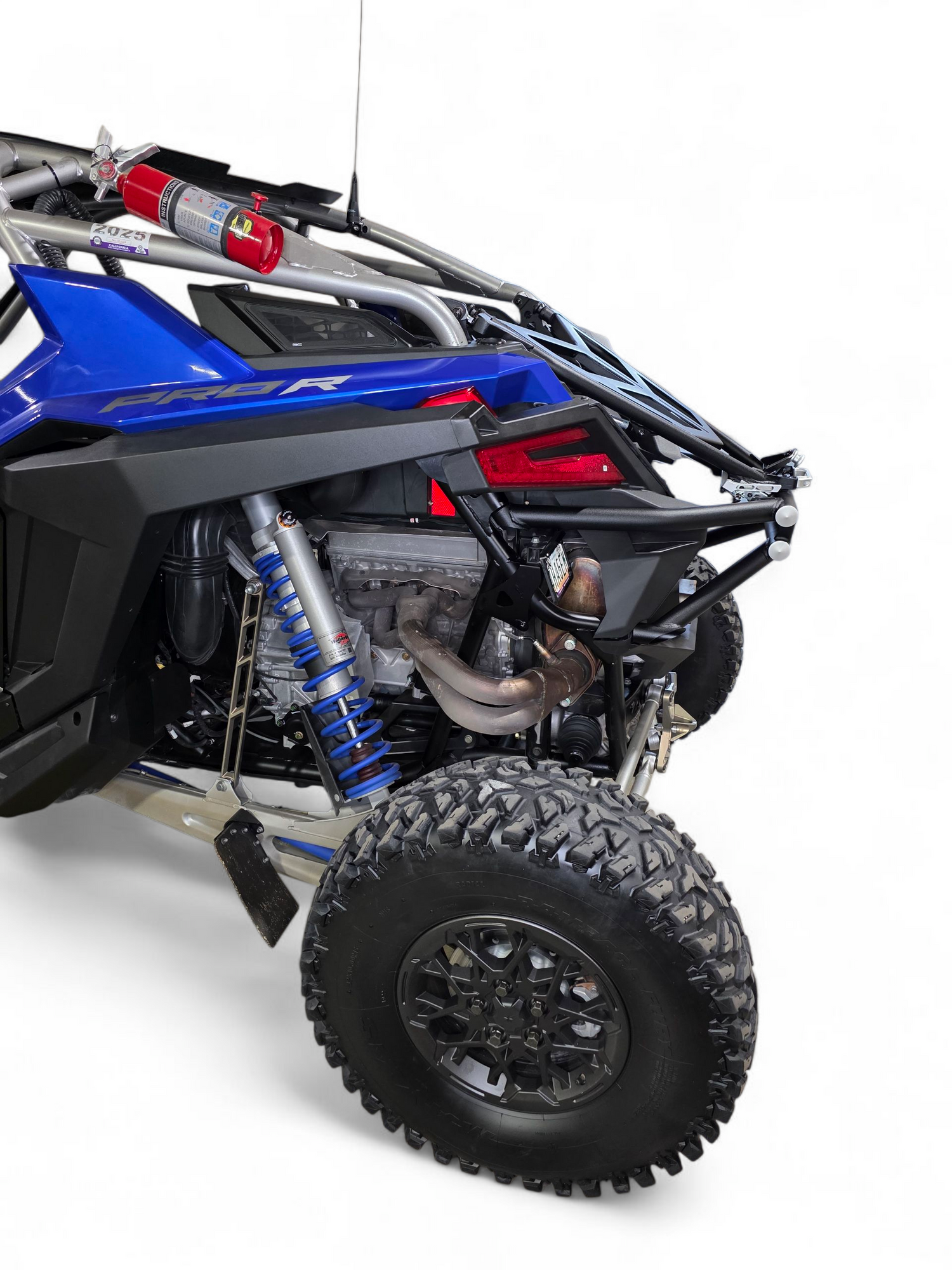 2022+ Polaris RZR Pro R Amp Style Spare Tire Rack Rear Bumper Combo