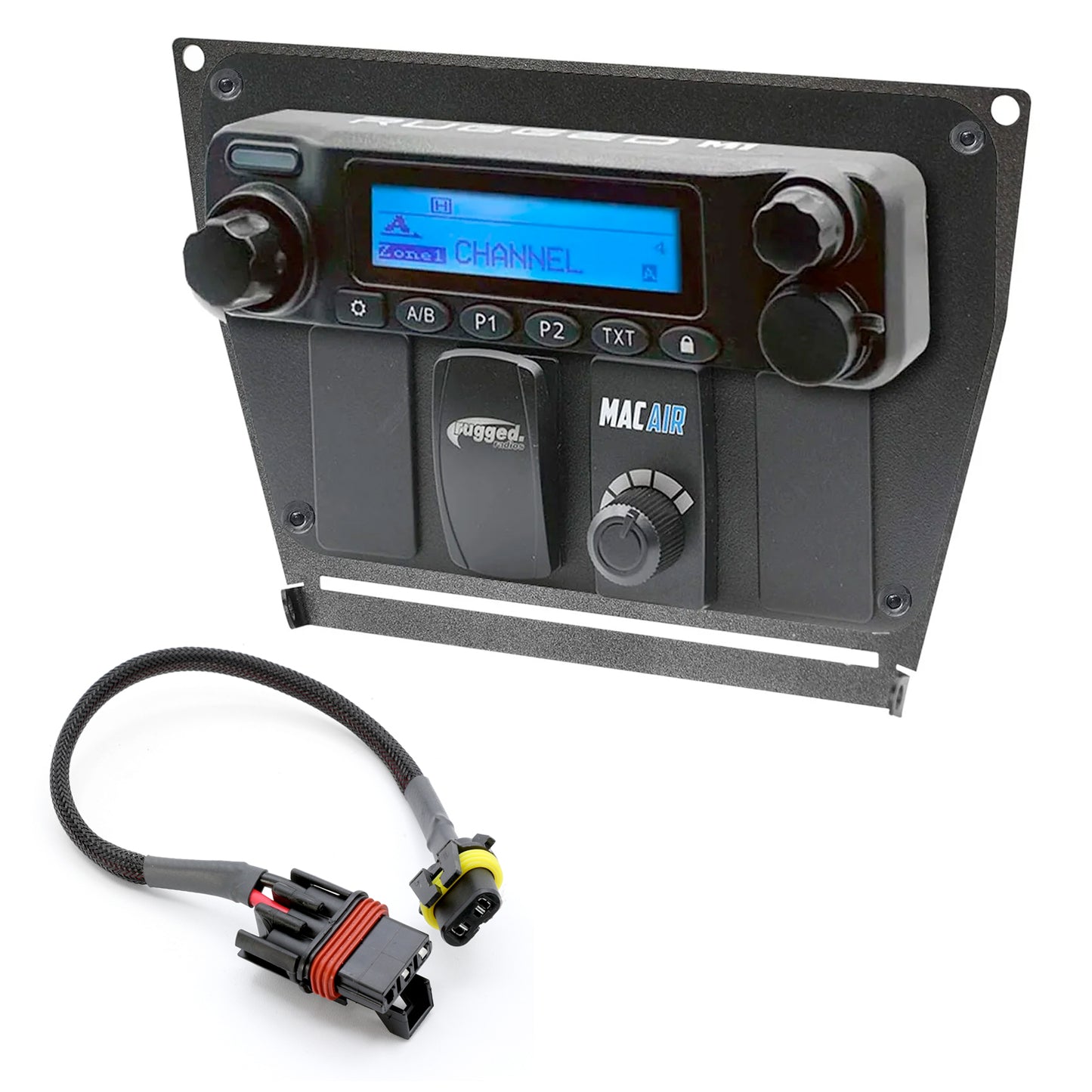 Photo of Polaris RZR PRO XP - Turbo R - Pro R - Mobile Radio and Switch Mount Kit by Rugged Radios - Premium for UTVs / Side by Sides