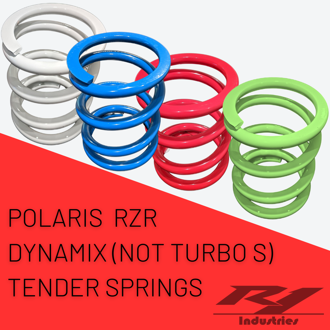 Photo of Polaris RZR Dynamix (Not Turbo S) (2 & 4 Seater) Tender Spring Swap Kit (2018+) by All Thingz UTV - Premium Tender Springs for UTVs / Side by Sides