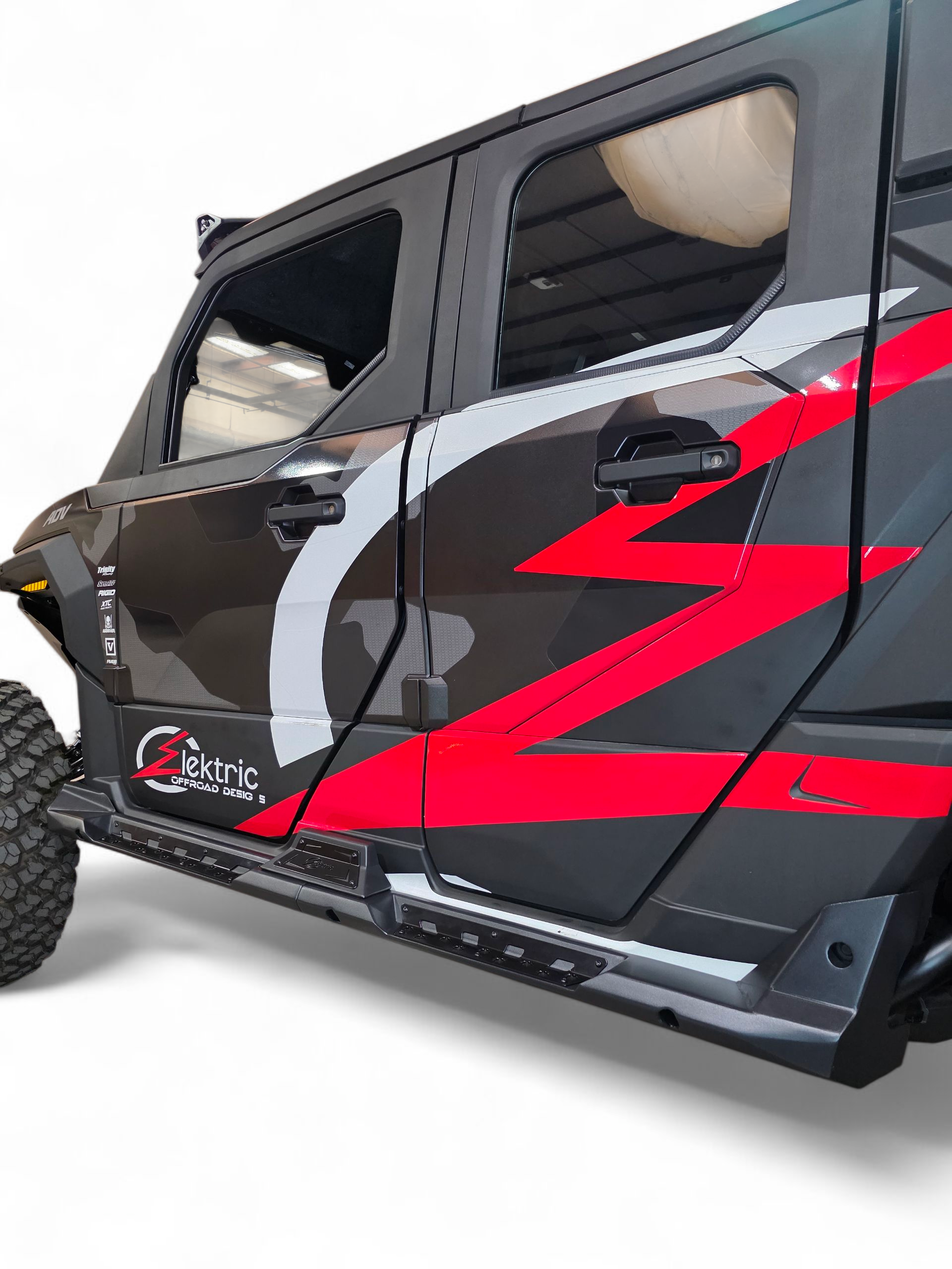 Photo of 2024+ Polaris Xpedition Rock Steps (4 Seat) by Elektric Offroad - Premium for UTVs / Side by Sides