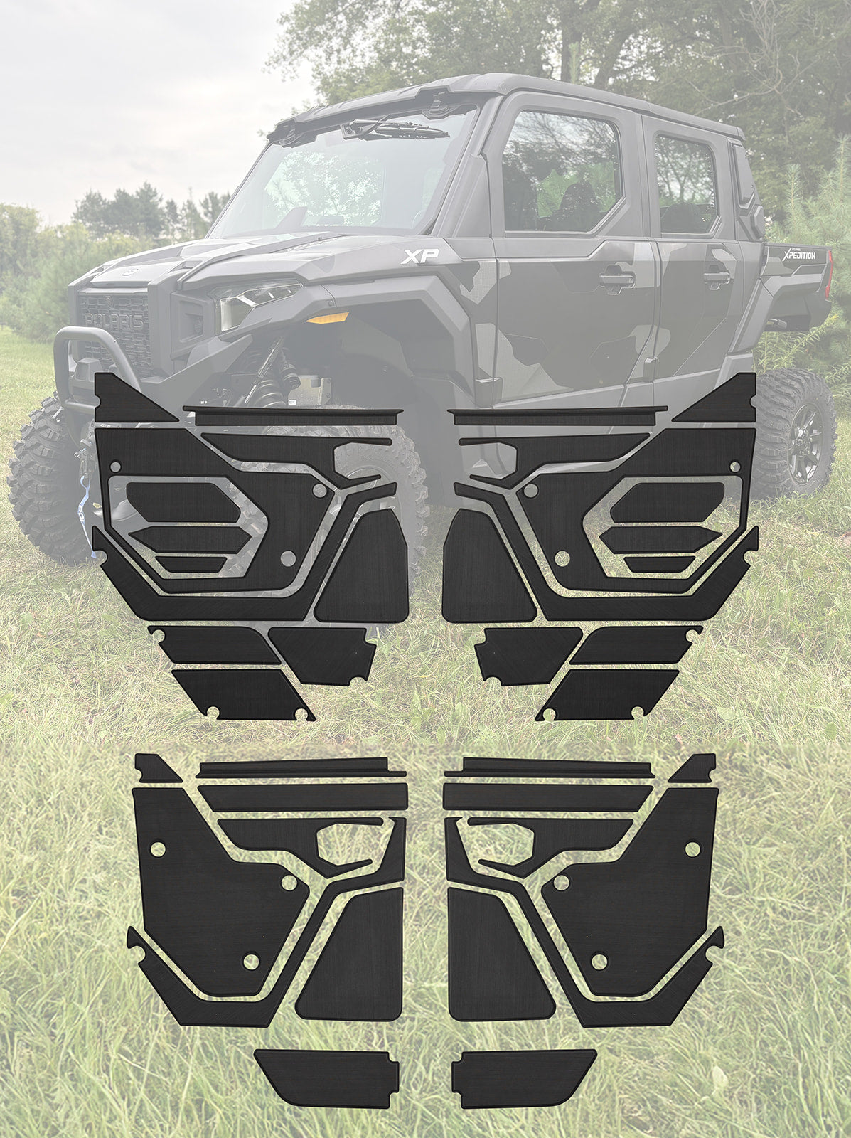 Photo of EVA Foam Door Panel Kit Polaris Xpedition by Terick Solutions - Premium EVA Foam Kits for UTVs / Side by Sides