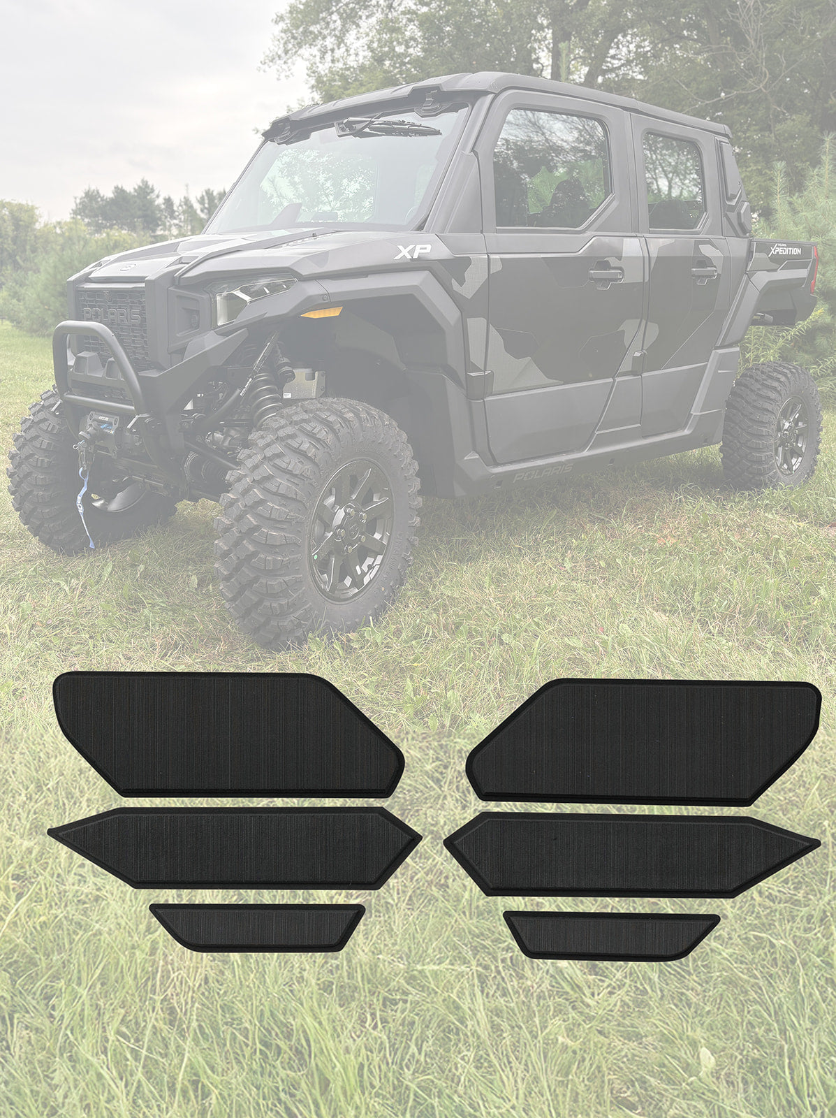 Photo of EVA Foam Polaris Xpedition Arm Rest kit by Terick Solutions - Premium EVA Foam Kits for UTVs / Side by Sides