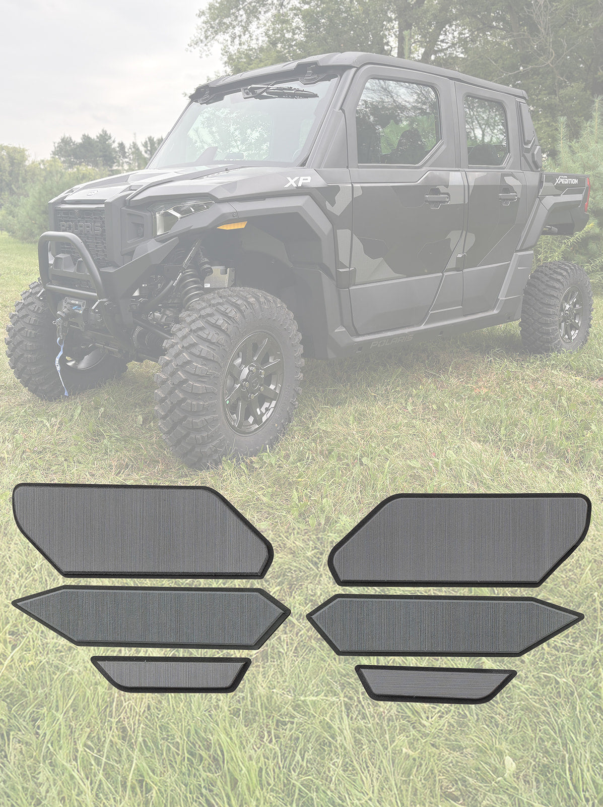 Photo of EVA Foam Polaris Xpedition Arm Rest kit by Terick Solutions - Premium EVA Foam Kits for UTVs / Side by Sides