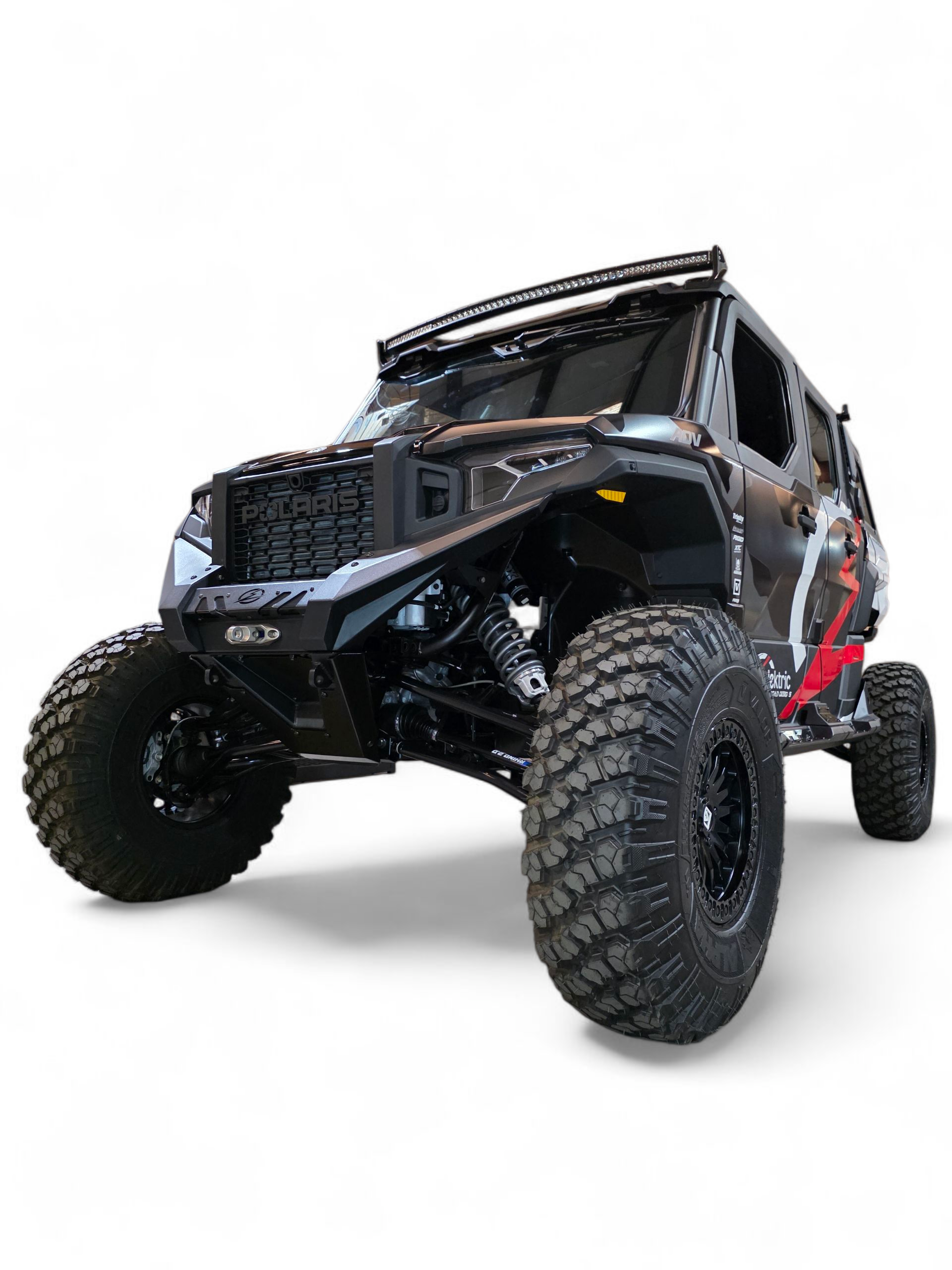 Photo of 2024+ Polaris Xpedition HDX Front Winch Bumper (Standard Small Hoop) by Elektric Offroad - Premium for UTVs / Side by Sides