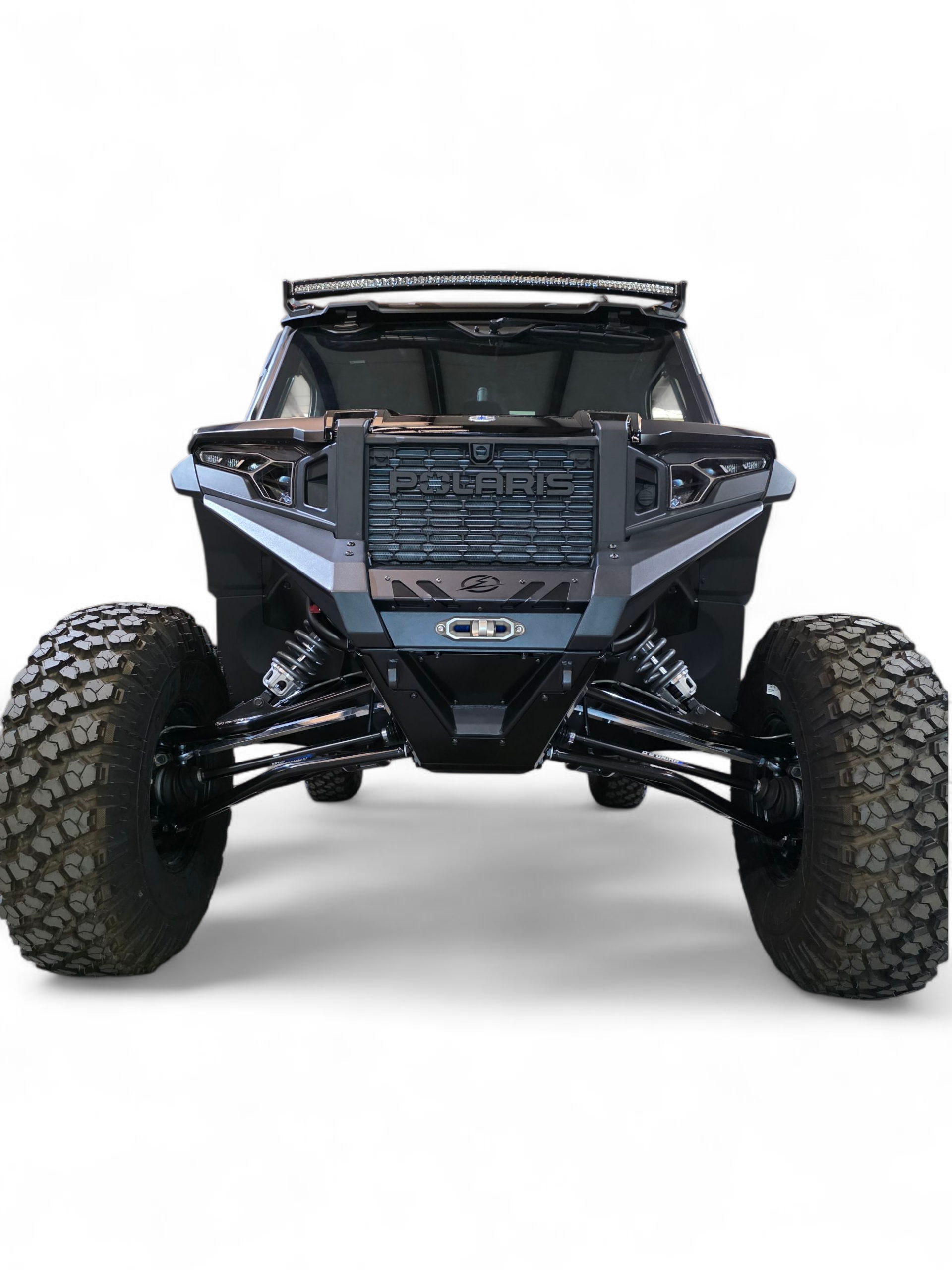 Photo of 2024+ Polaris Xpedition HDX Front Winch Bumper (Standard Small Hoop) by Elektric Offroad - Premium for UTVs / Side by Sides