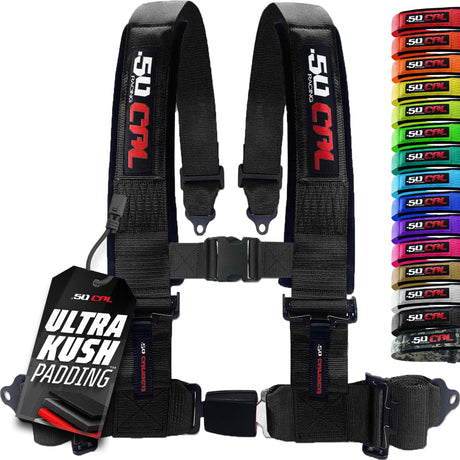 4-Point UTV Harness with Push-Button Release | 50 Caliber Racing