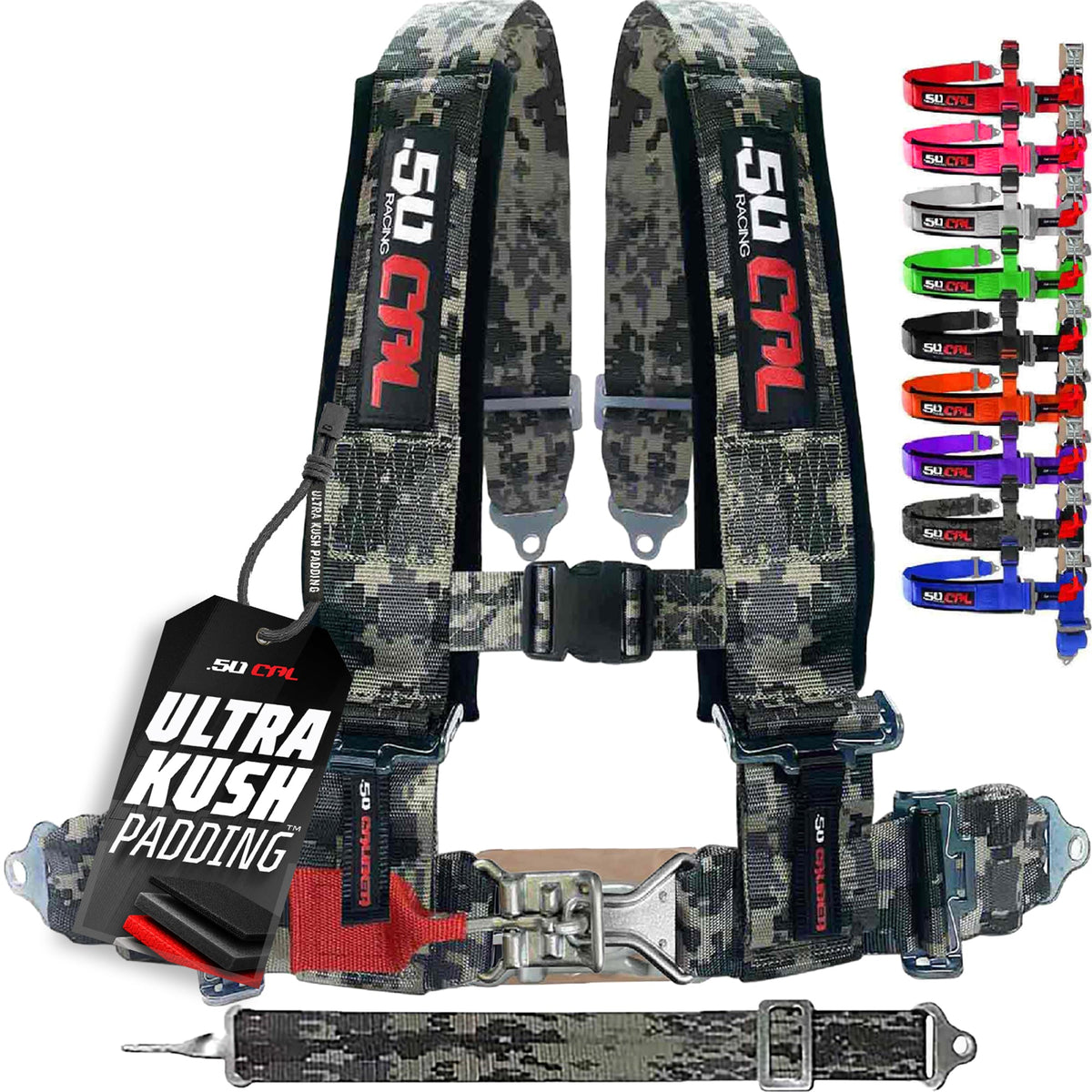 Pro Series 2" 5-Point Race-Latch UTV Harness