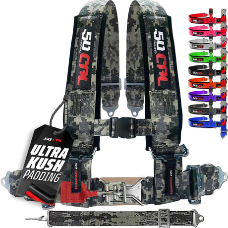 Pro Series 2" 5-Point Race-Latch UTV Harness