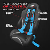 4-Point UTV Harness with Push-Button Release | 50 Caliber Racing