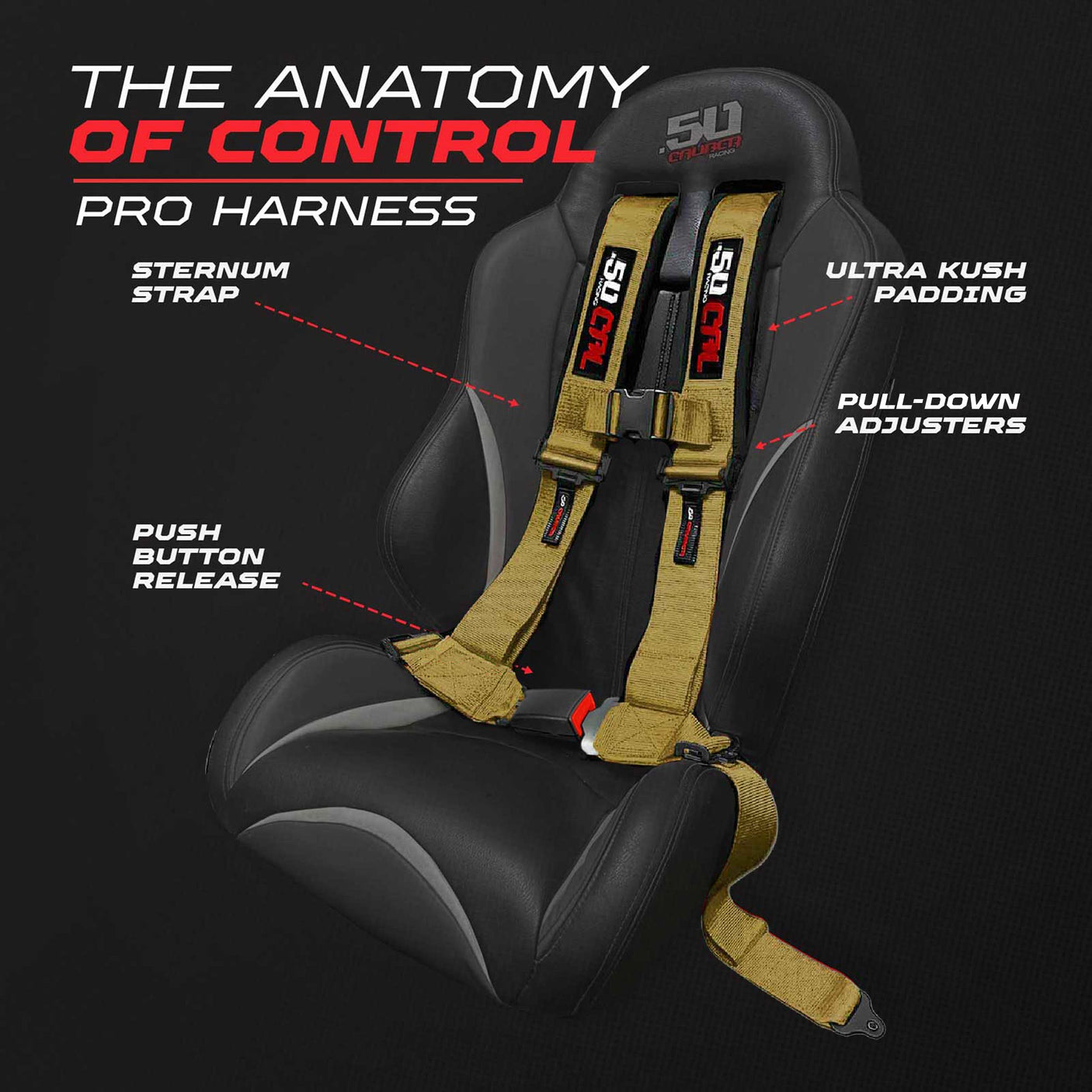 50 Caliber Universal 4-Point Harness